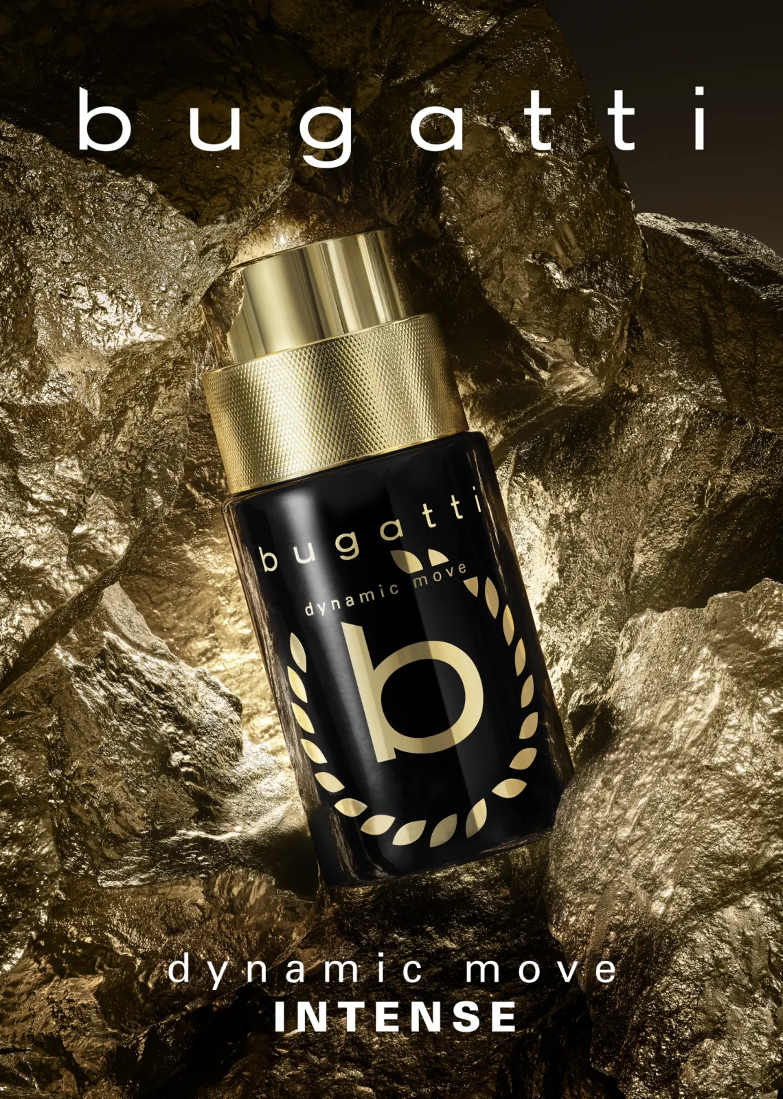 bugatti dynamic move INTENSE for him EdT - Key Visual