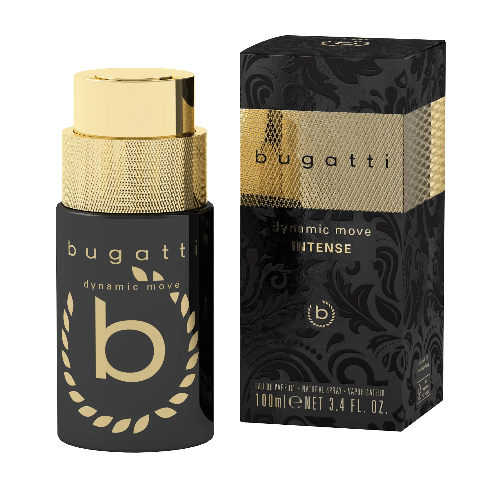 bugatti dynamic move INTENSE for him EdT - Rendering