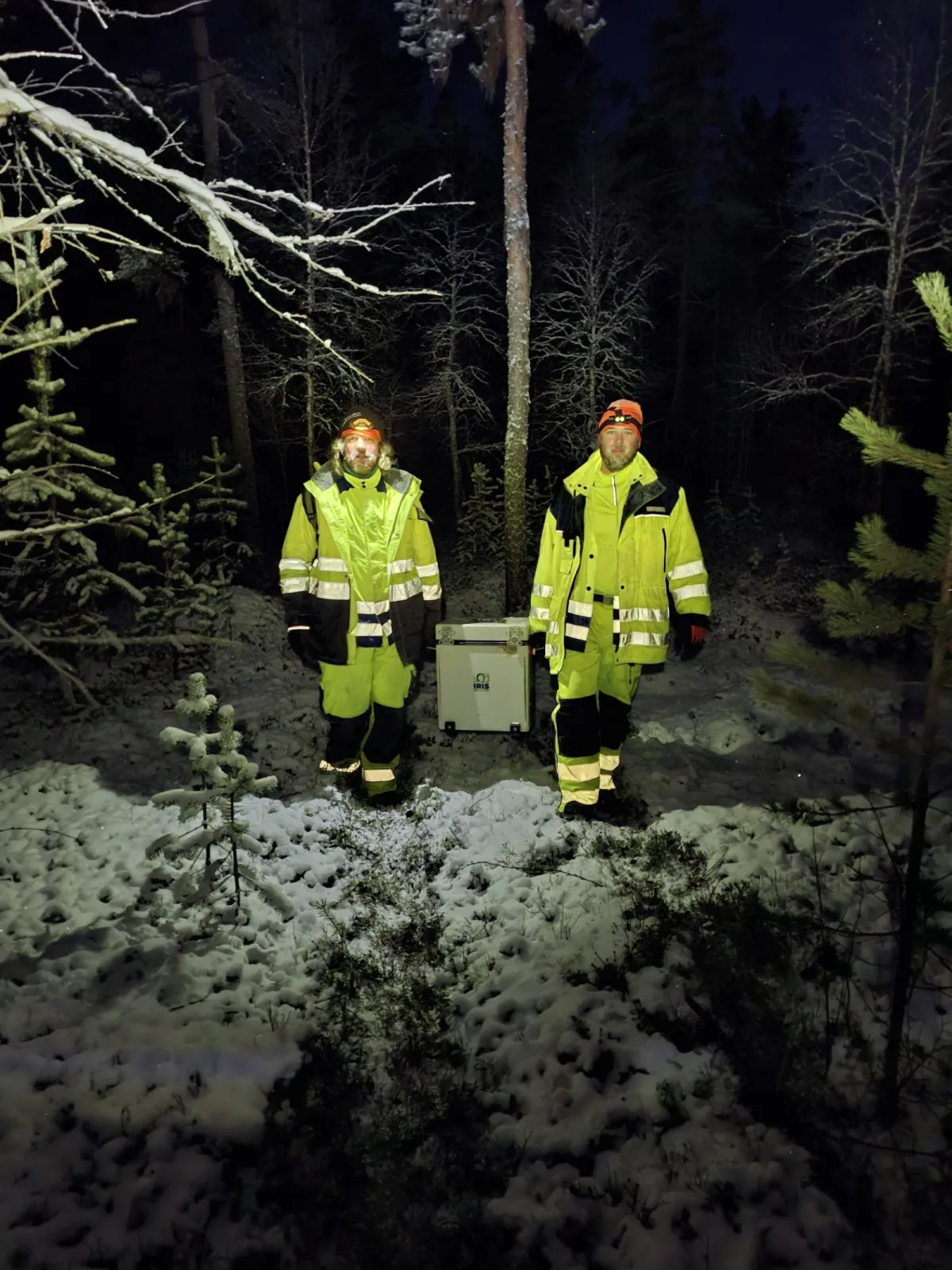 ERT measurement in Finland, REE in carbonatite.