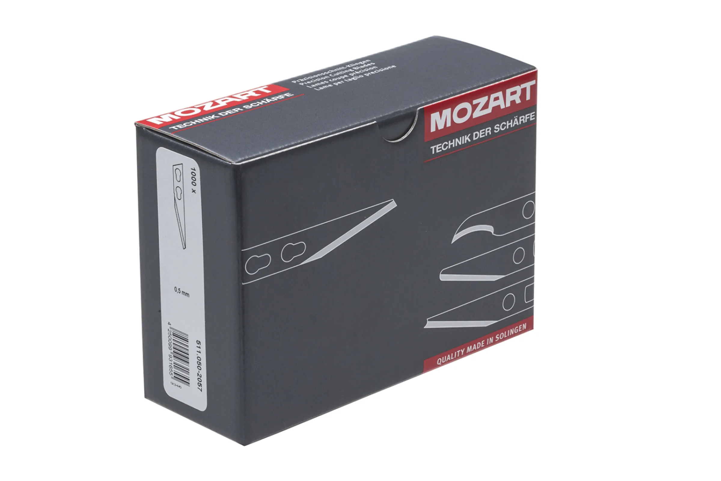 Master box of Mozart precision blades (1,000 pcs.)