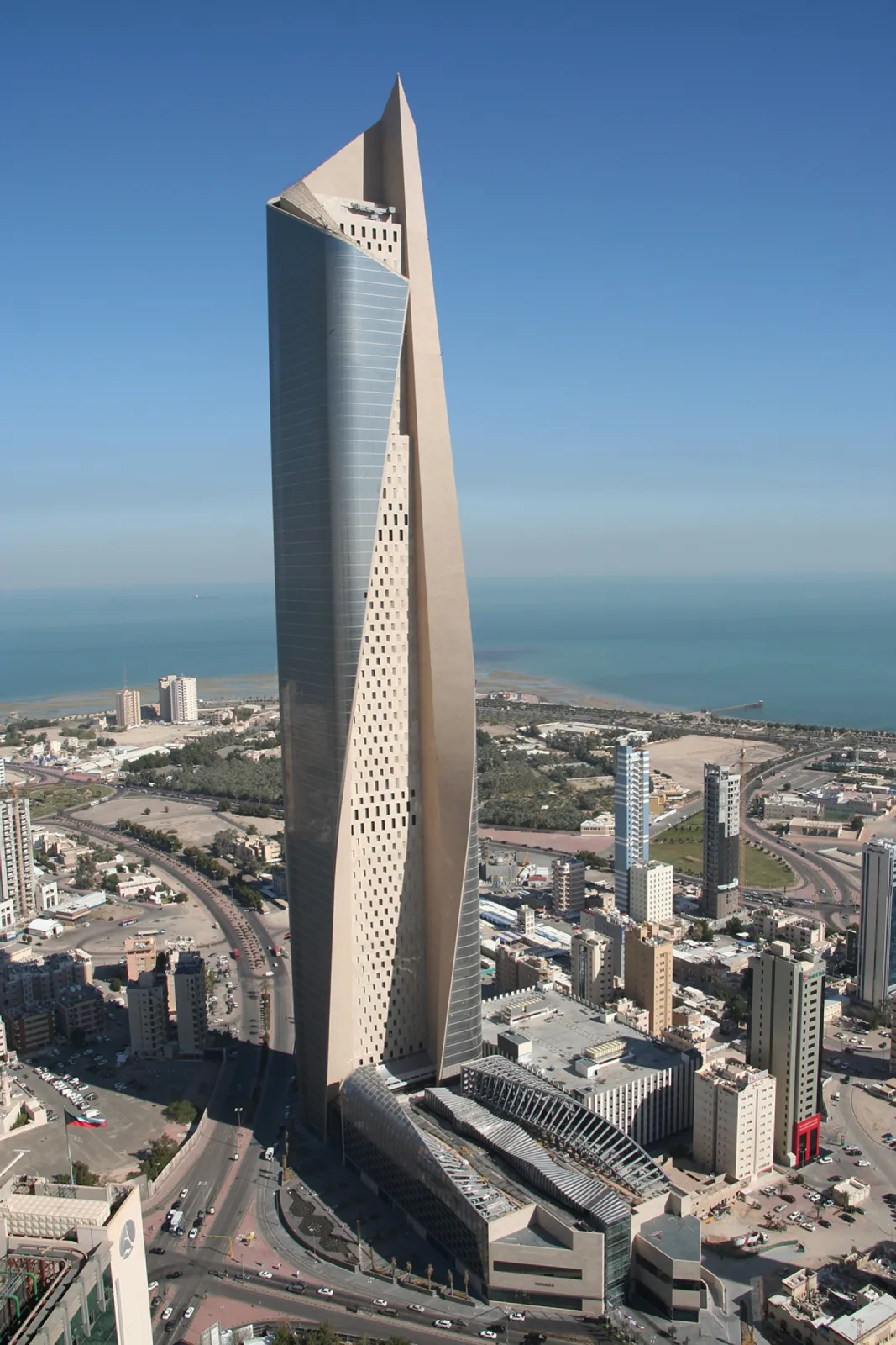 Al Hamra Tower Kuwait - JURA Limestone facade
