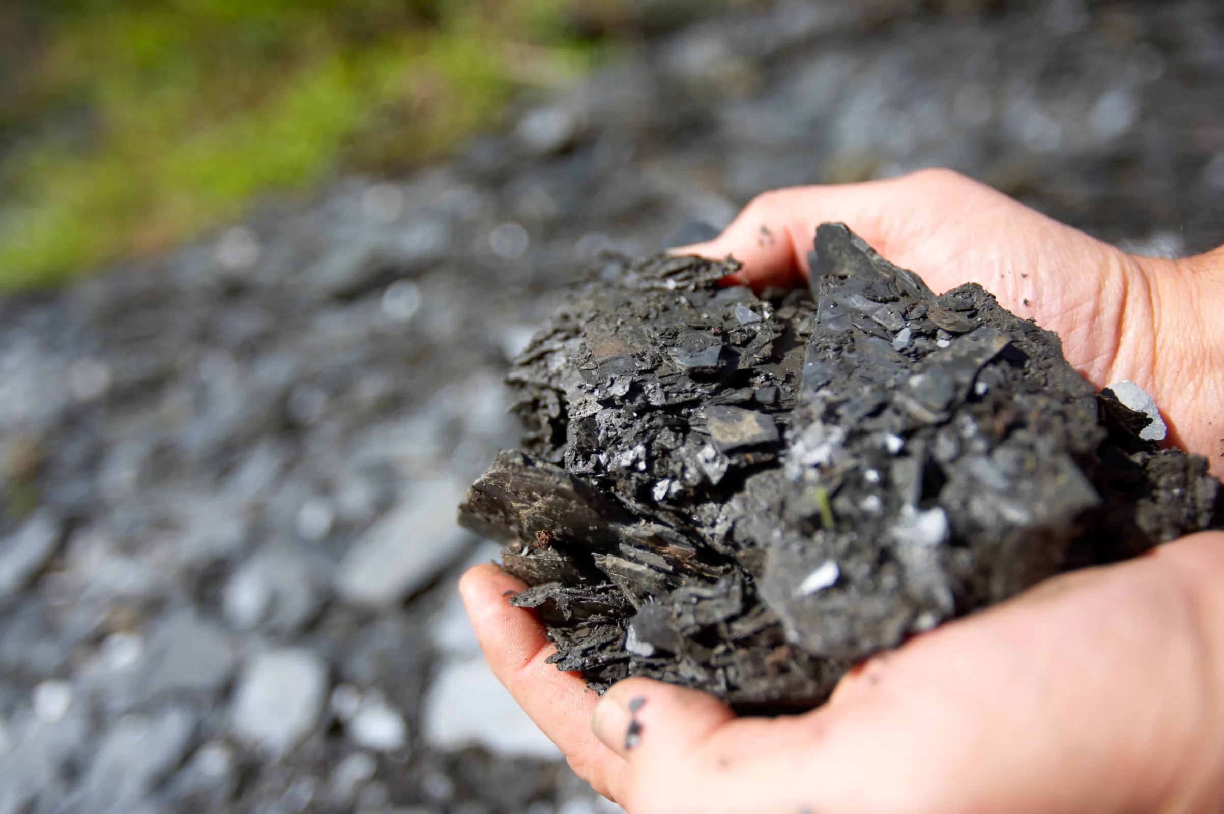 Slate in the Mittelrhein area - great for mineral driven Riesling