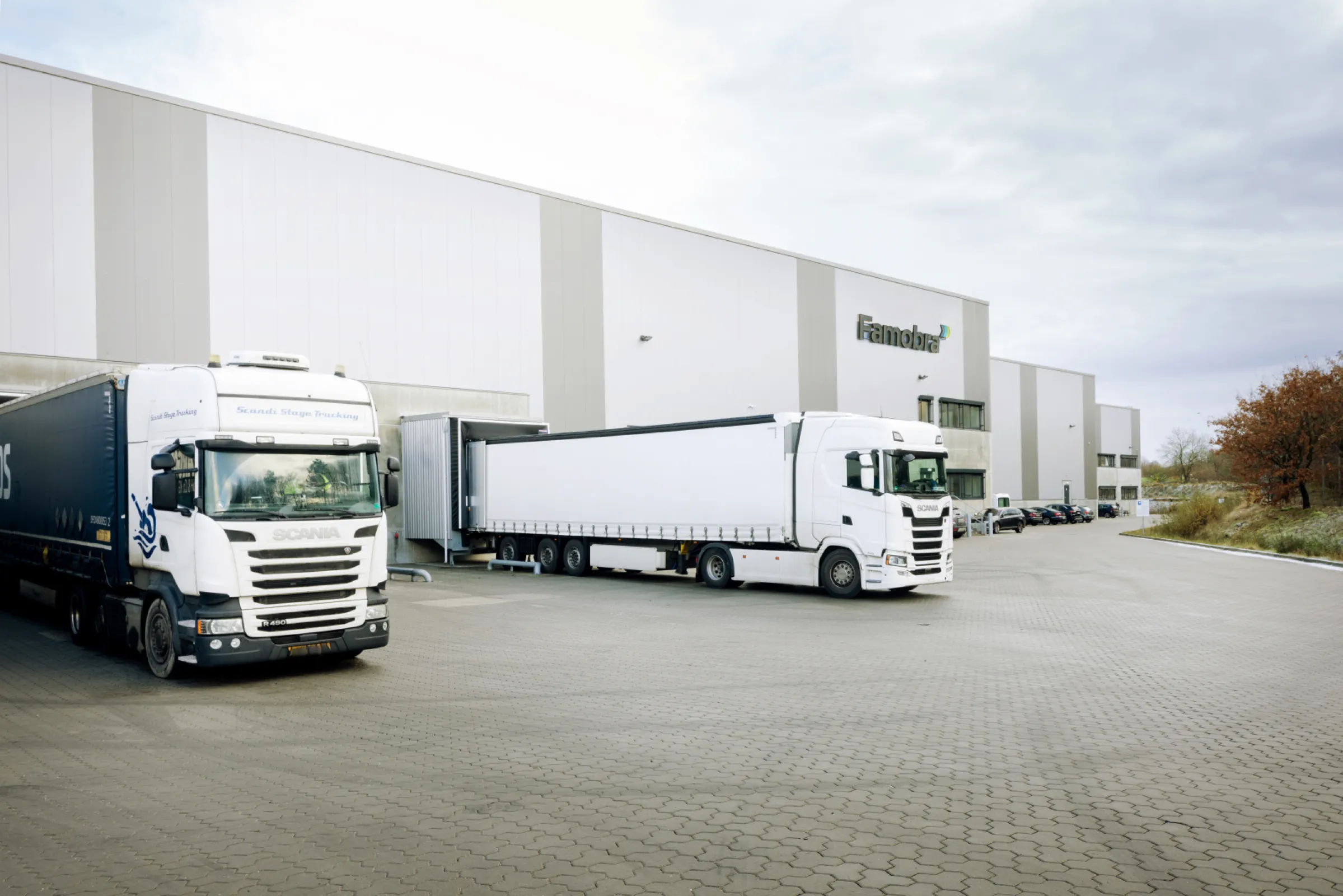 Front of Famobra Warehouse in Northern Germany
