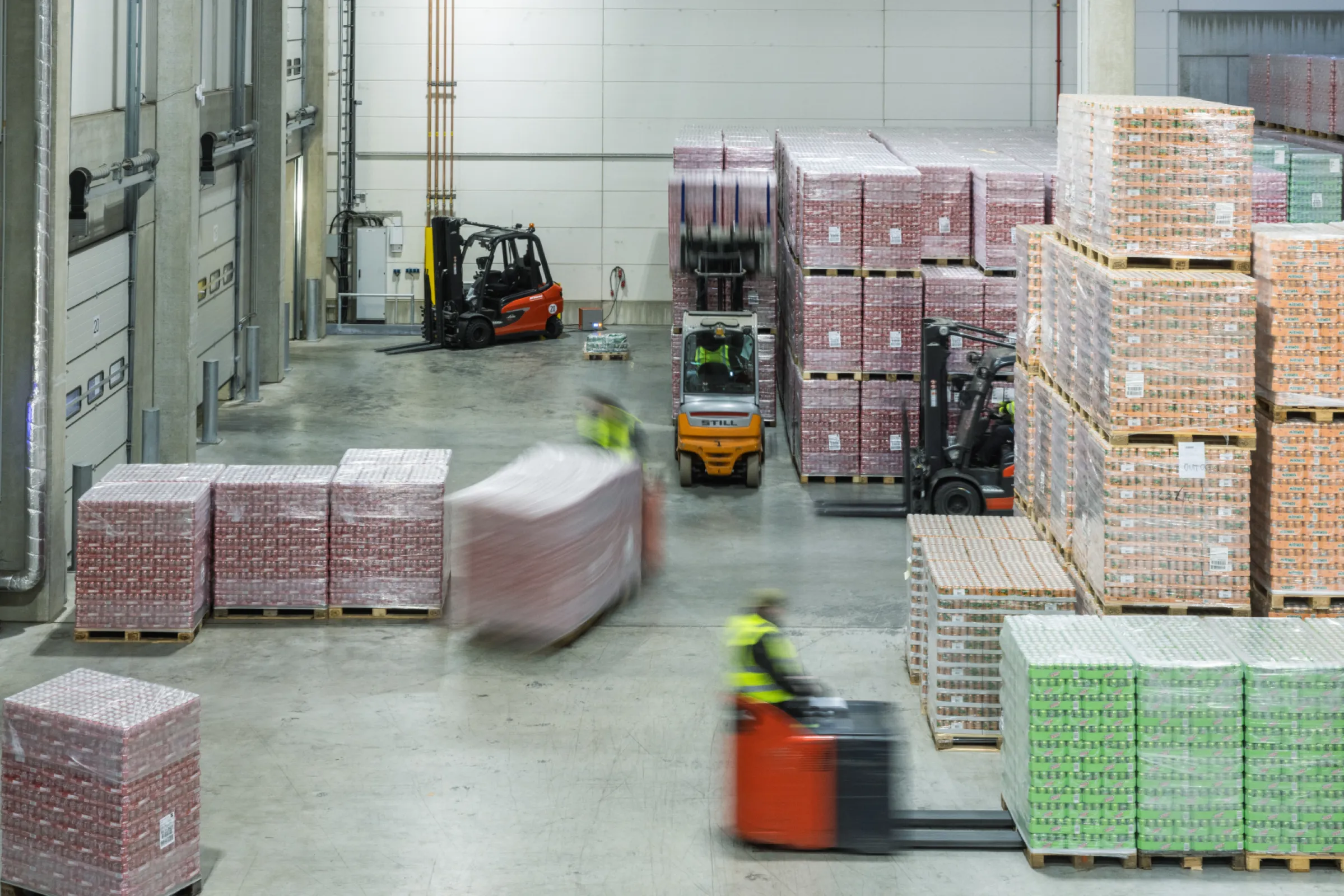Loading Bay at Famobra Warehouse in Northern Germany