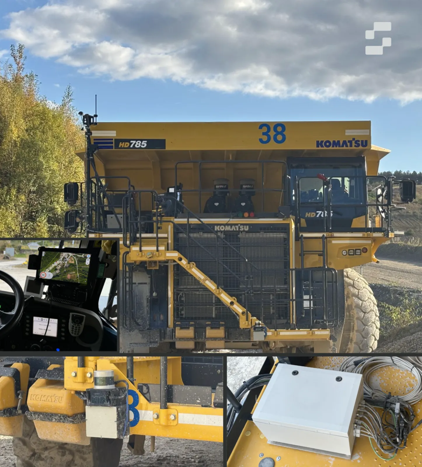 Installed on Komatsu 785 Installed on Komatsu 785