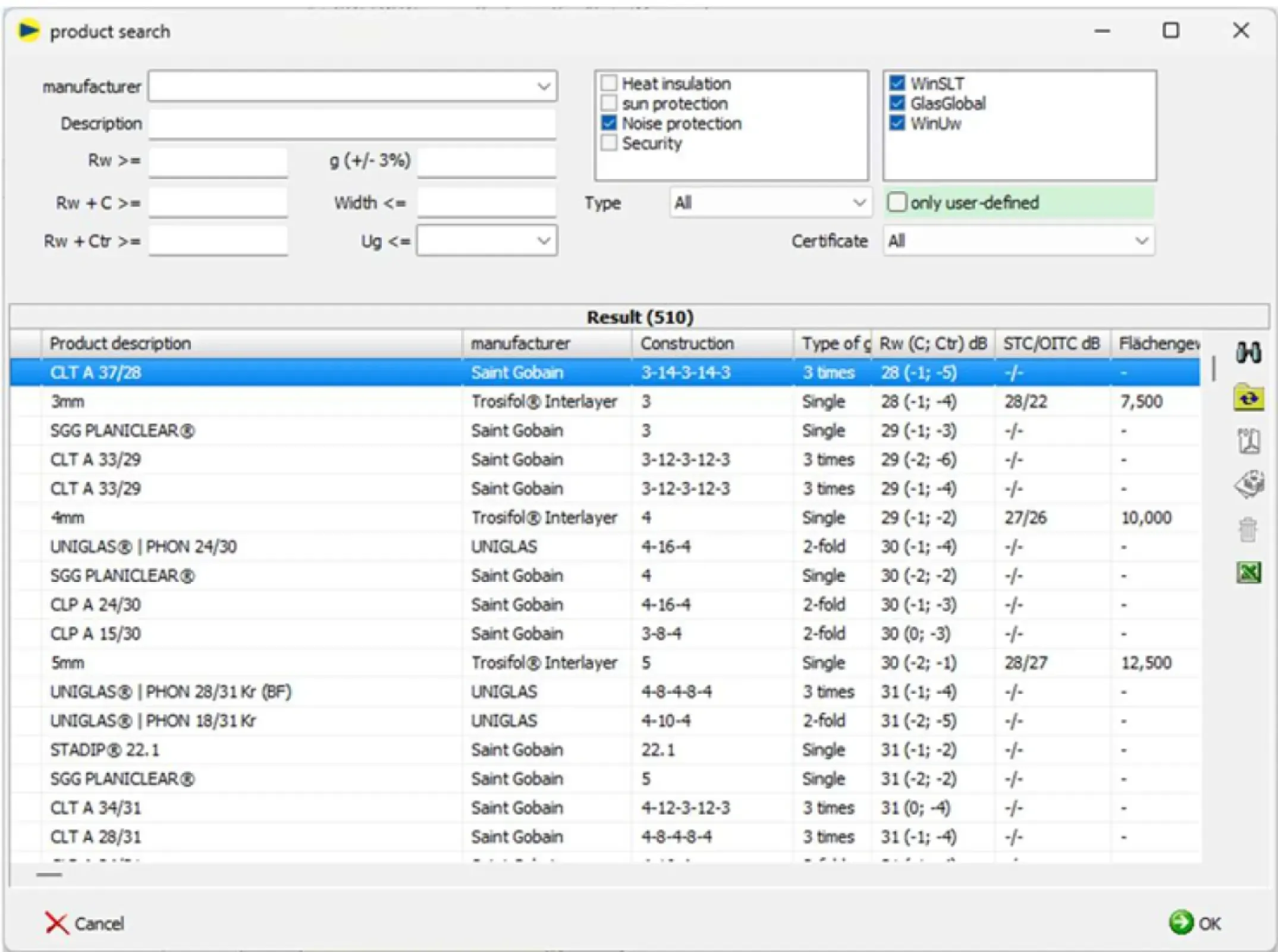 Product Search WINSPZ®