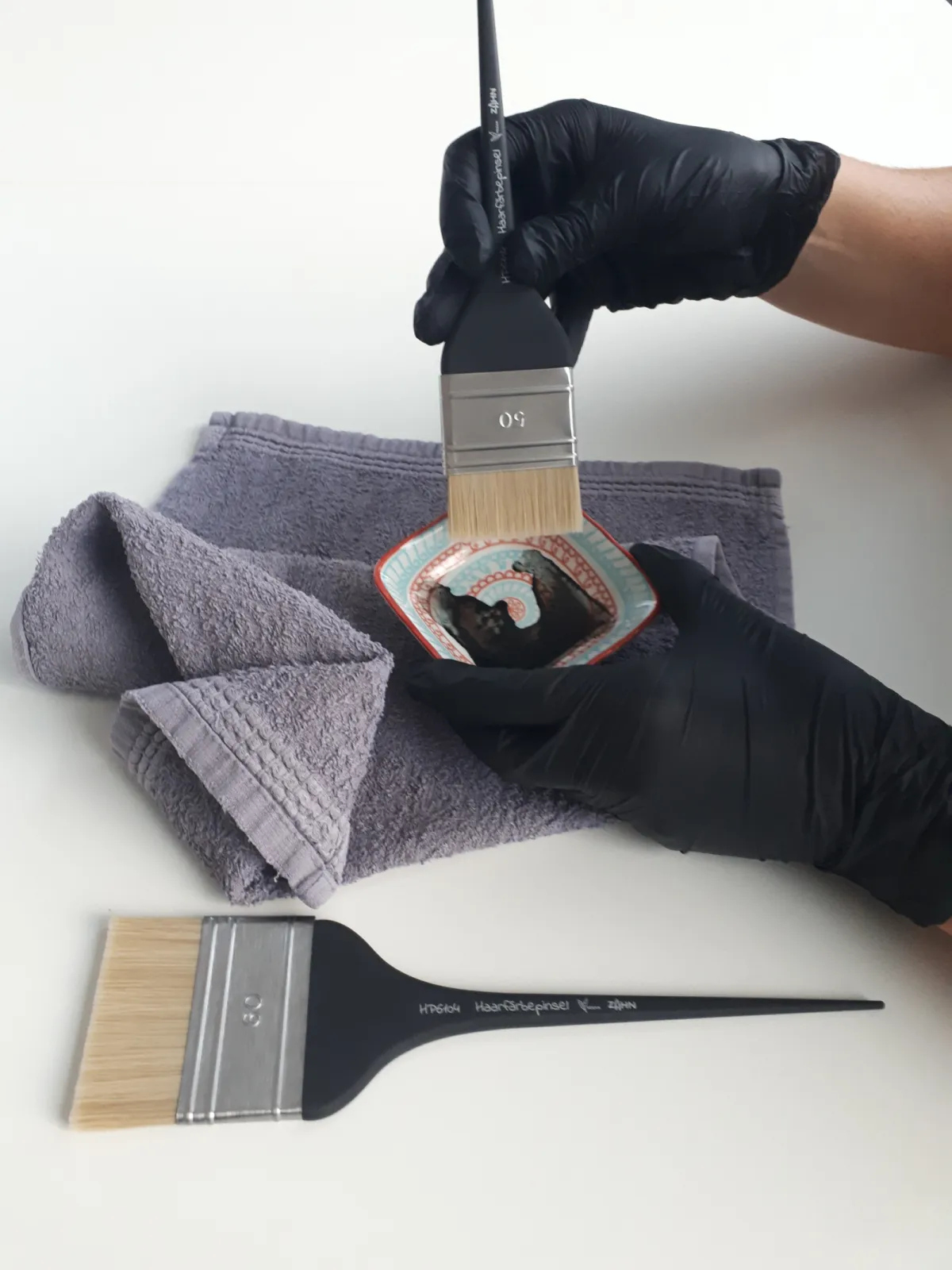 Hair dye brushes OEM production in Germany