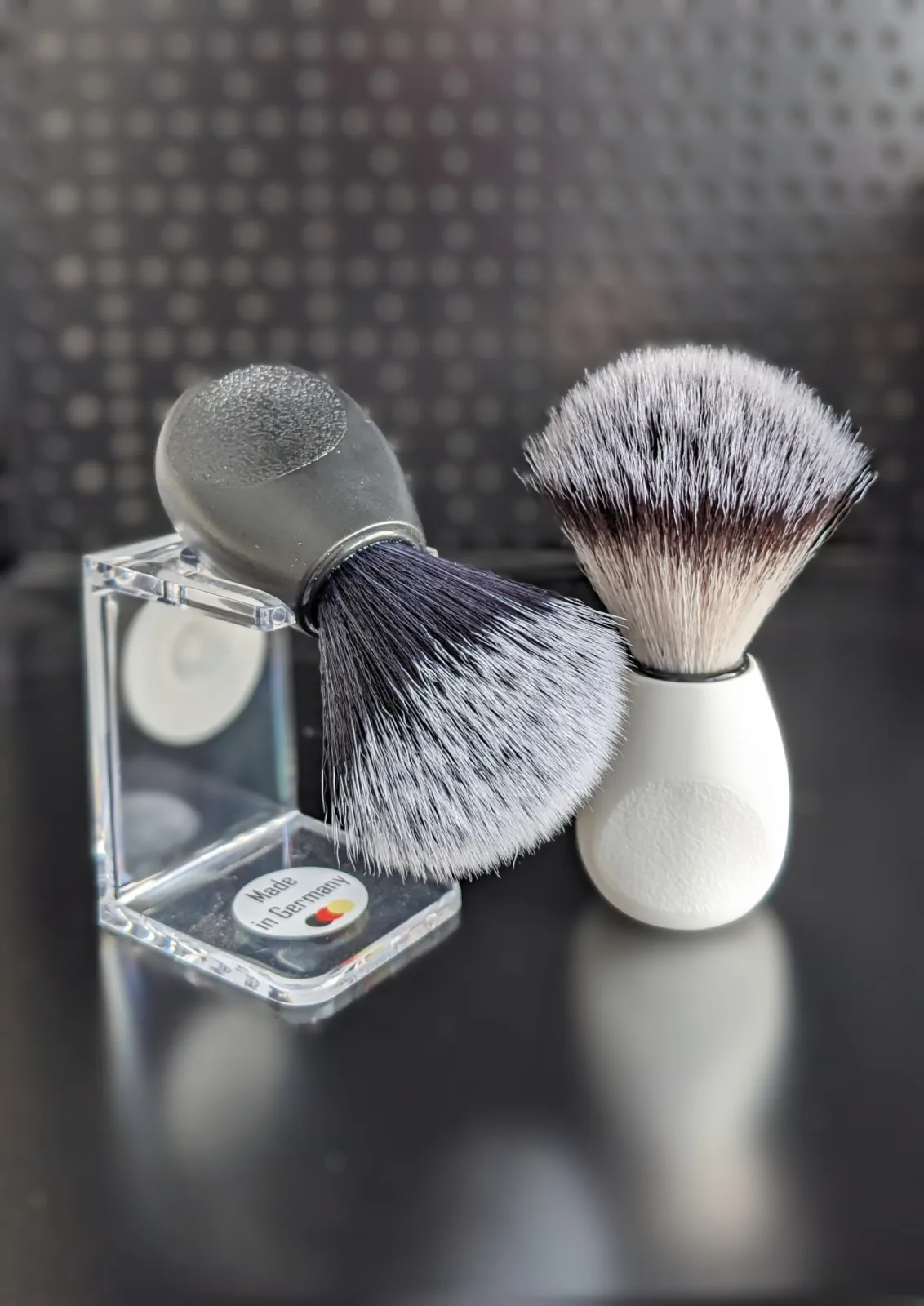 Synthetic shaving brushes for your private label OEM production in Germany