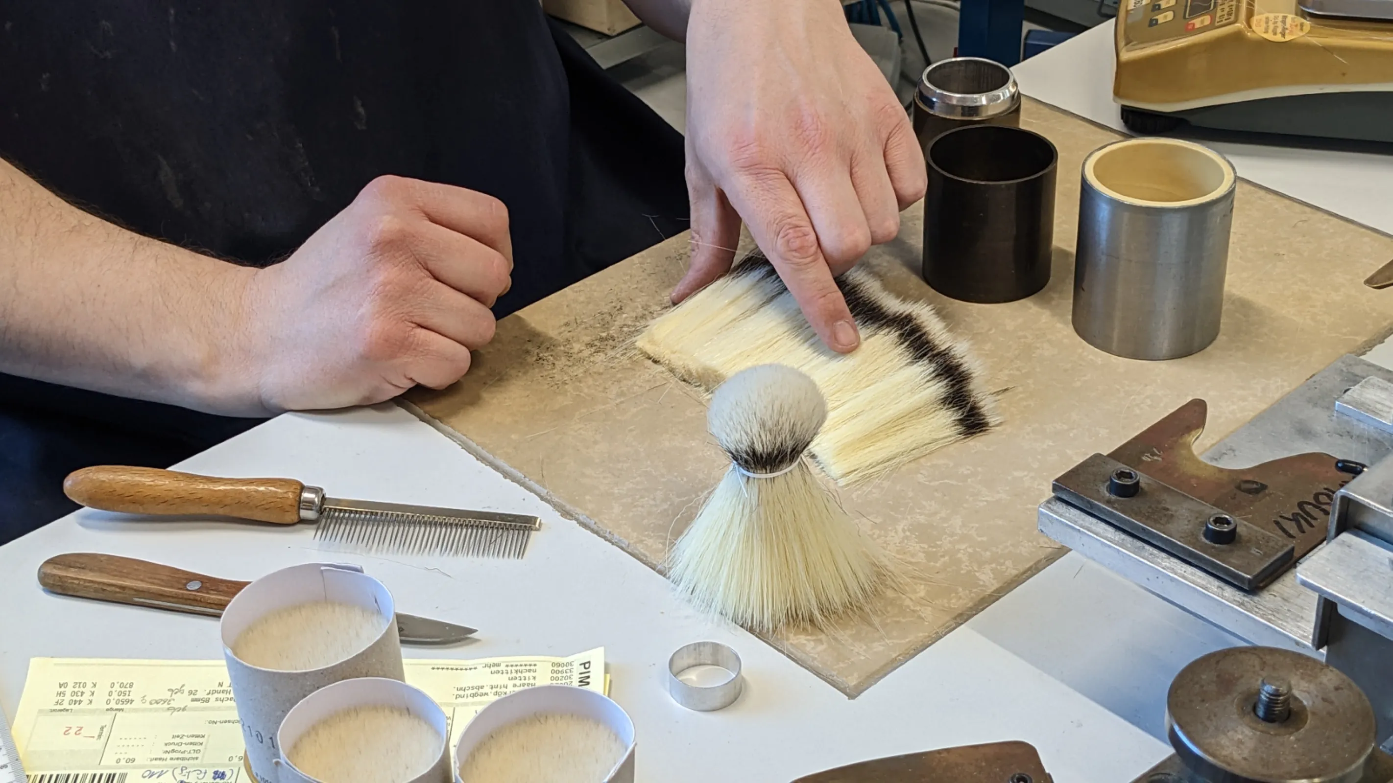 Private label shaving brush production in Germany