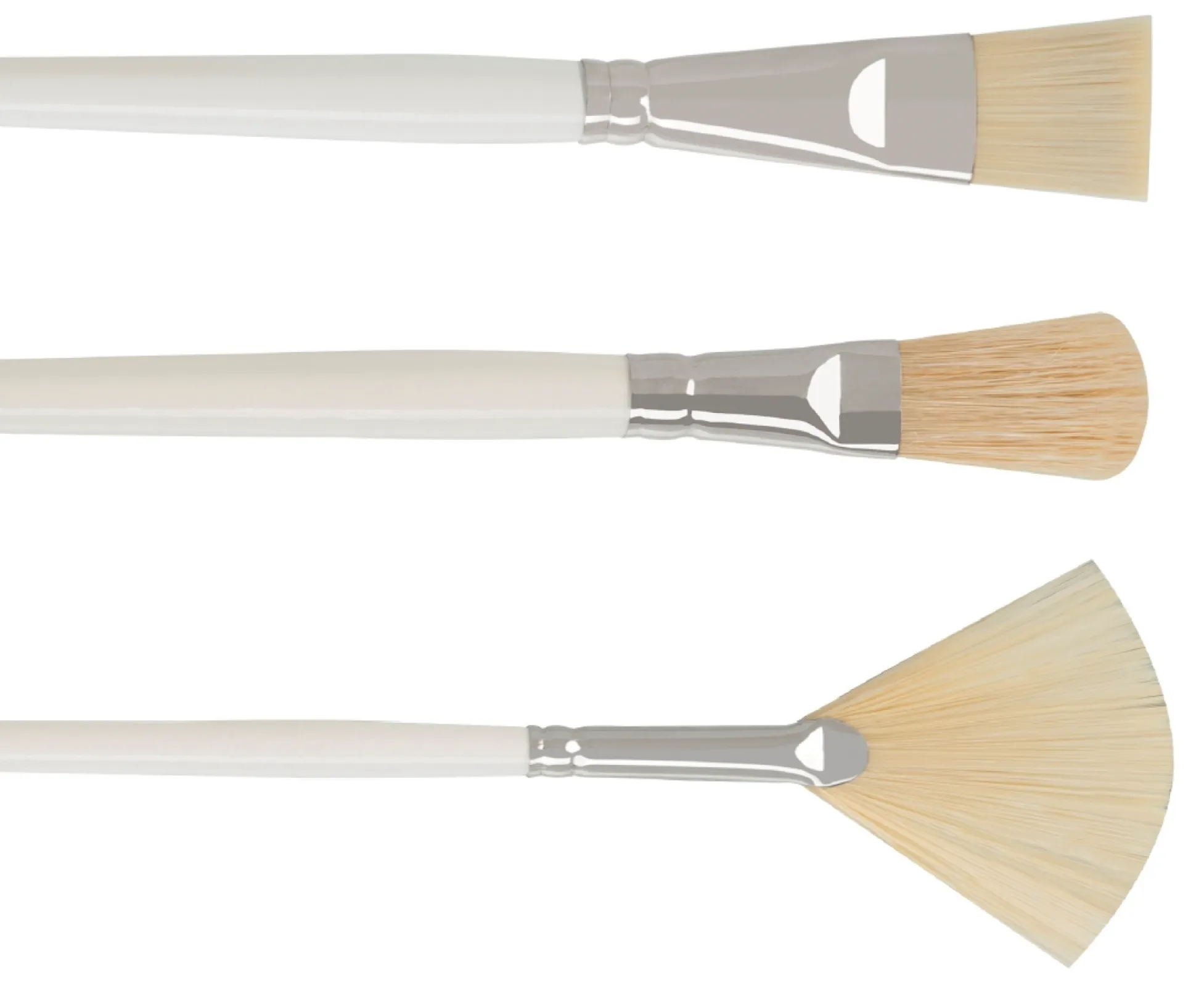 Customized fan brushes and mask brushes for your brand