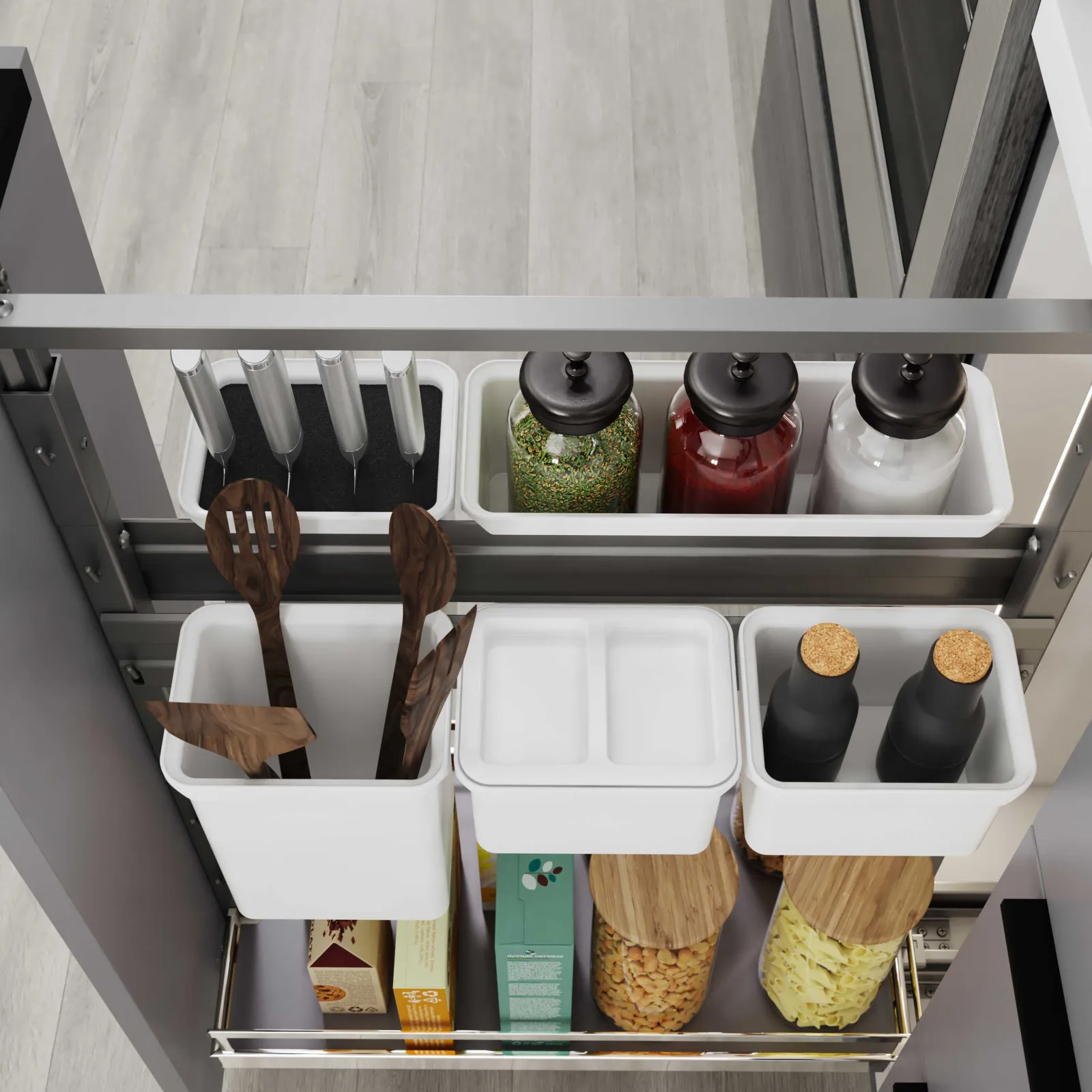 Dispensa Base Pullout with YouBoxX