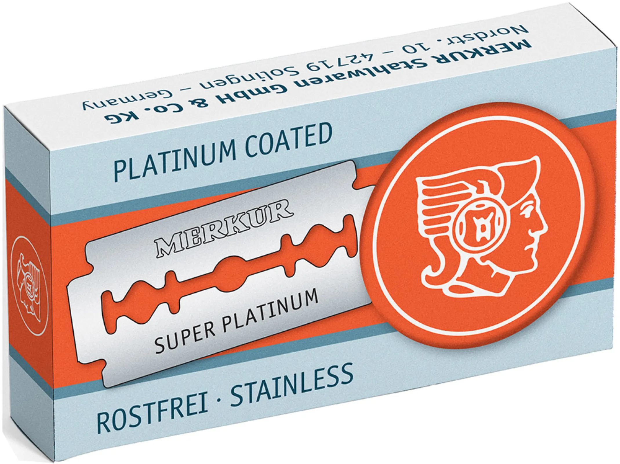 MERKUR DE RAZOR BLADES MADE IN EU