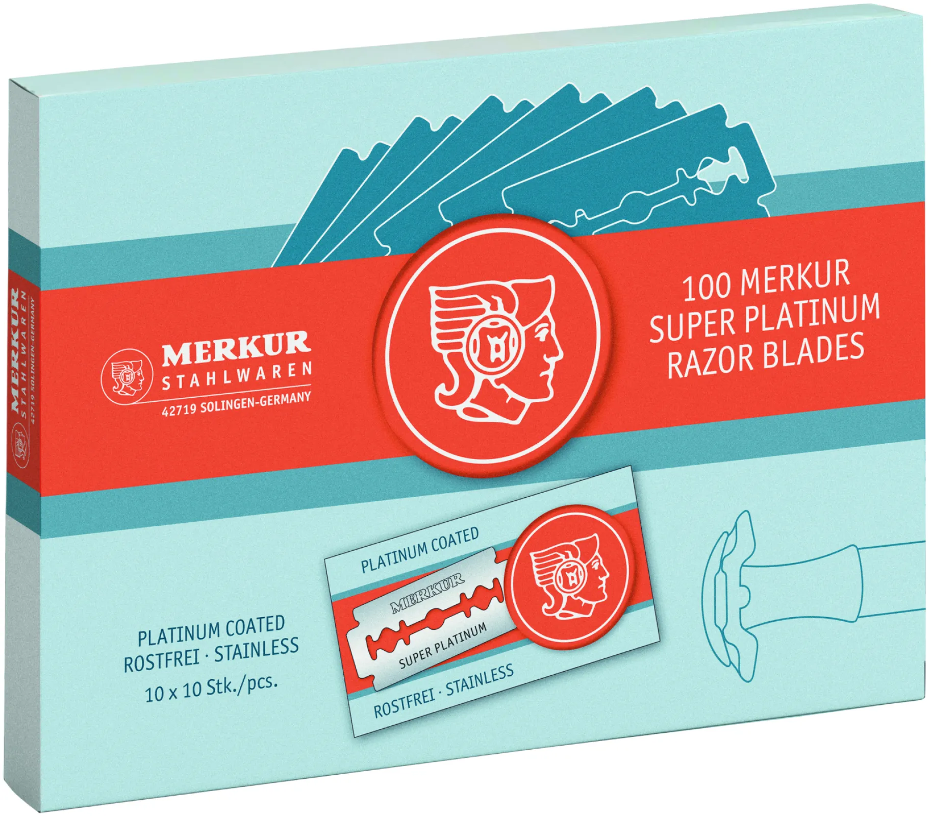 MERKUR DER RAZOR BLADES MADE IN EU