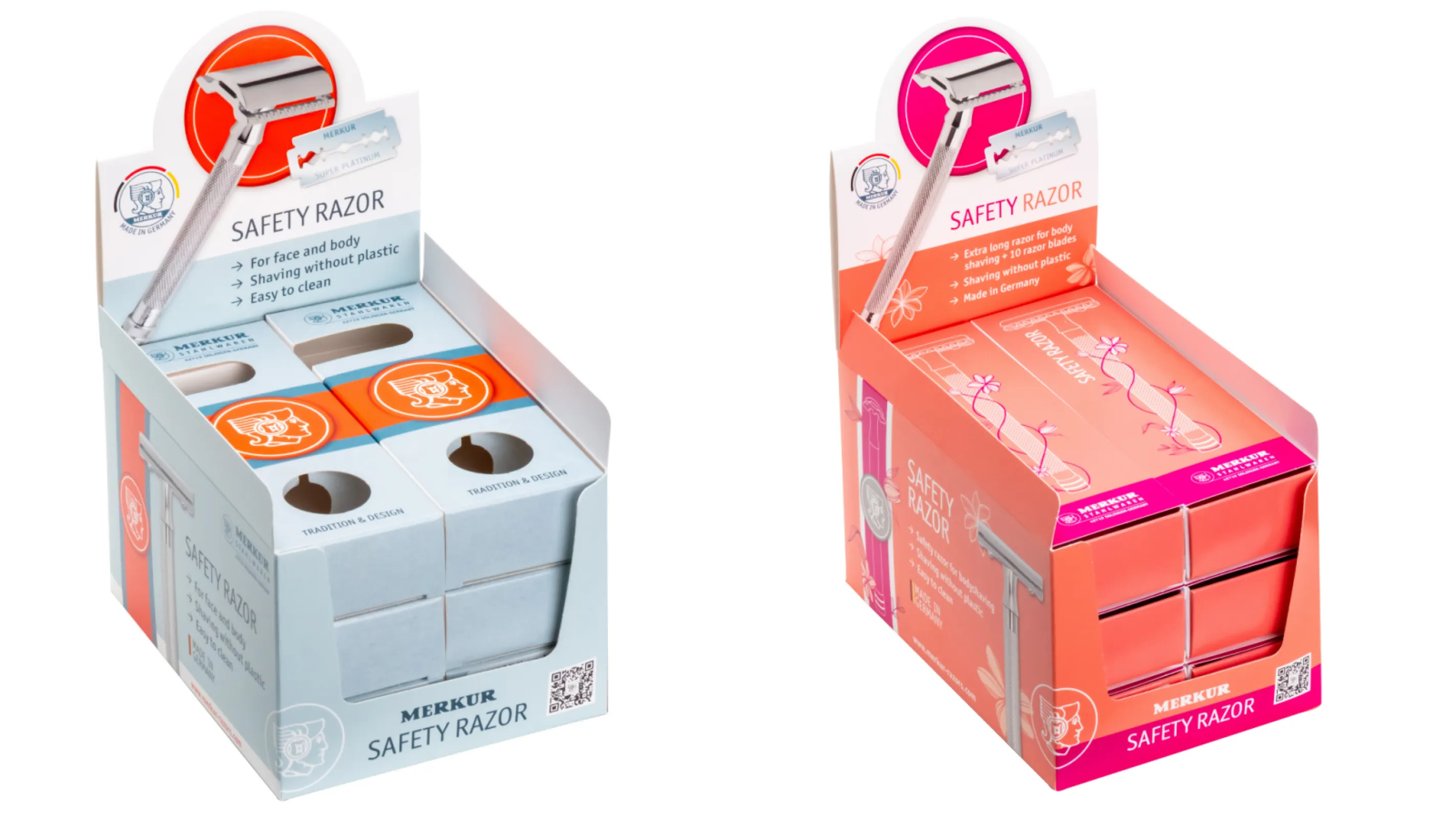 DISPLAY FOR MEN & WOMENS SAFETYRAZOR