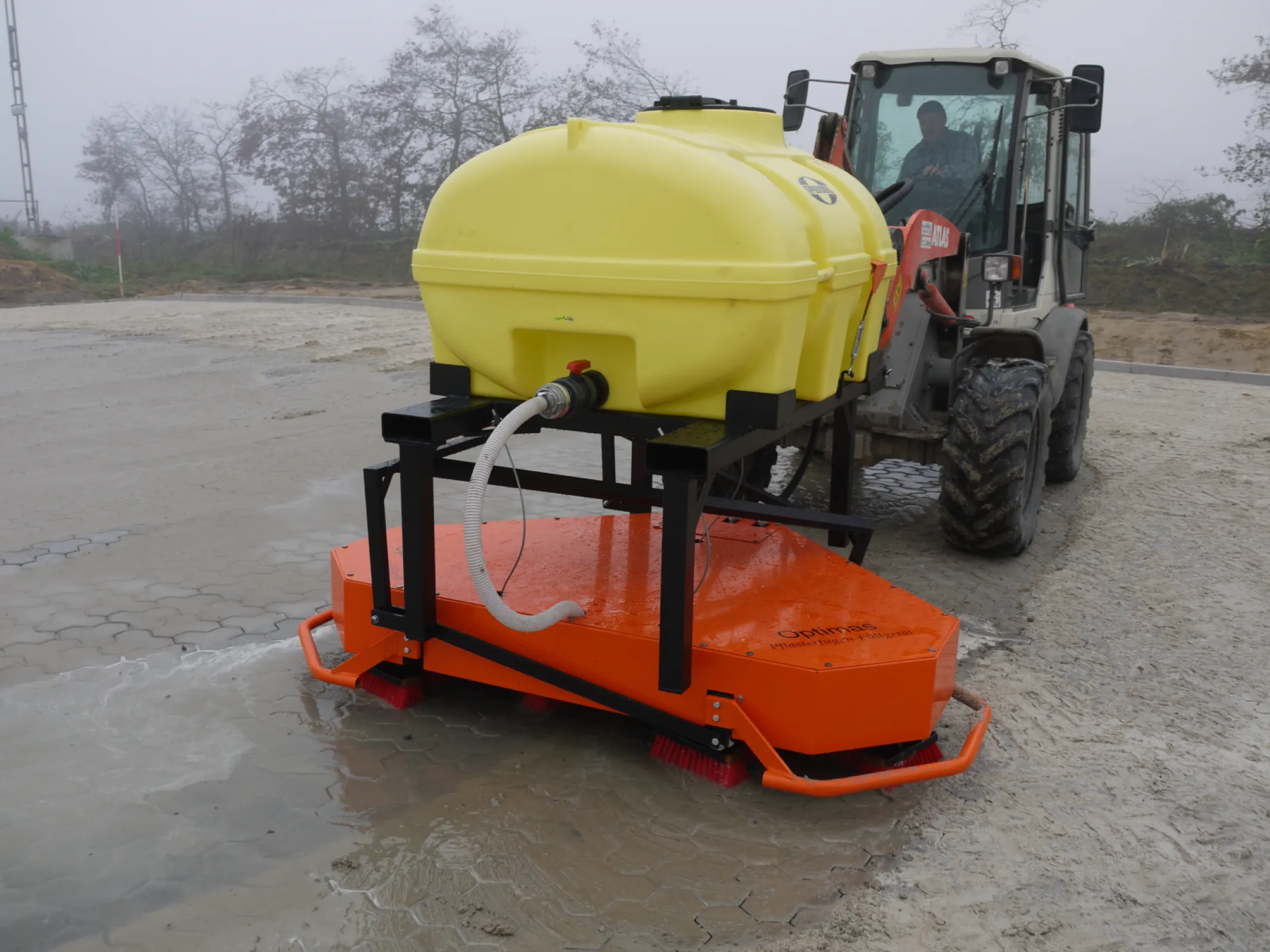 Optimas PFG filling paver joints