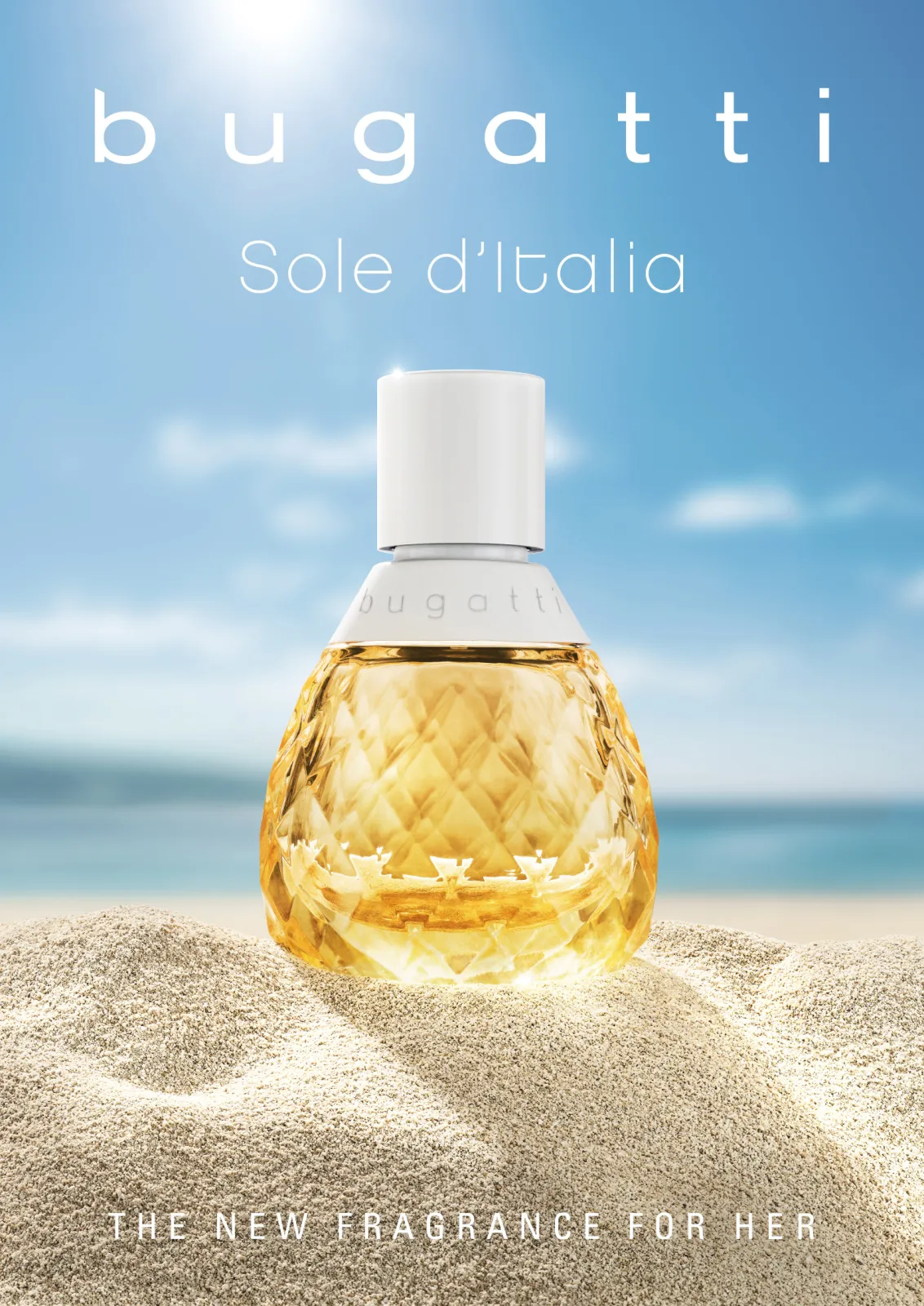 bugatti Sole d'Italia for her EdP, Key Visual bugatti Sole d'Italia for her EdP, Key Visual