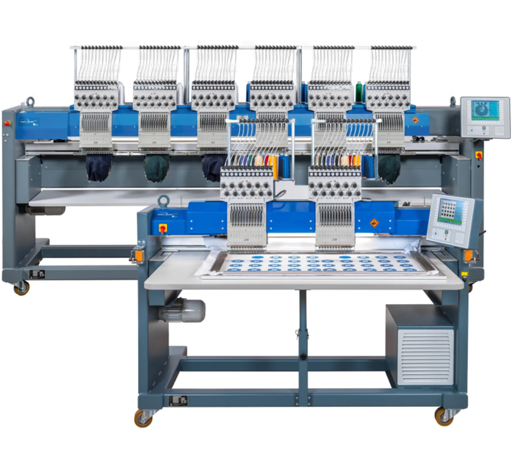 RACER - ZSK Multi-Head Embroidery Machine