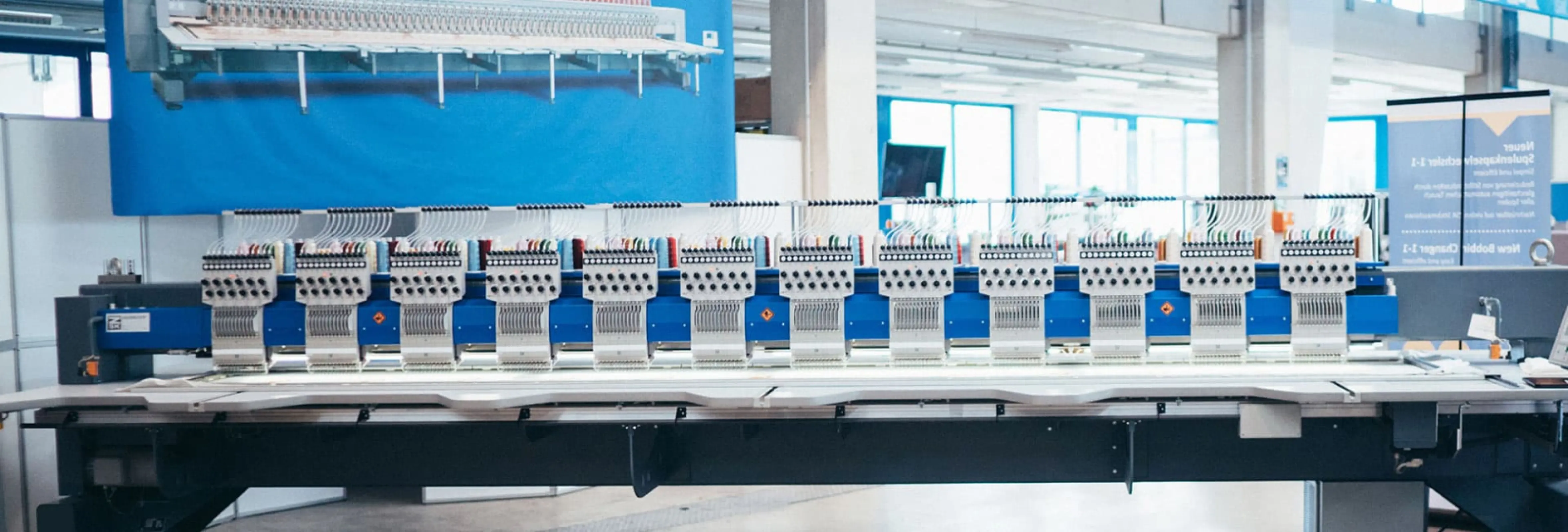 CHALLENGER - ZSK Flatbed Embroidery Machine