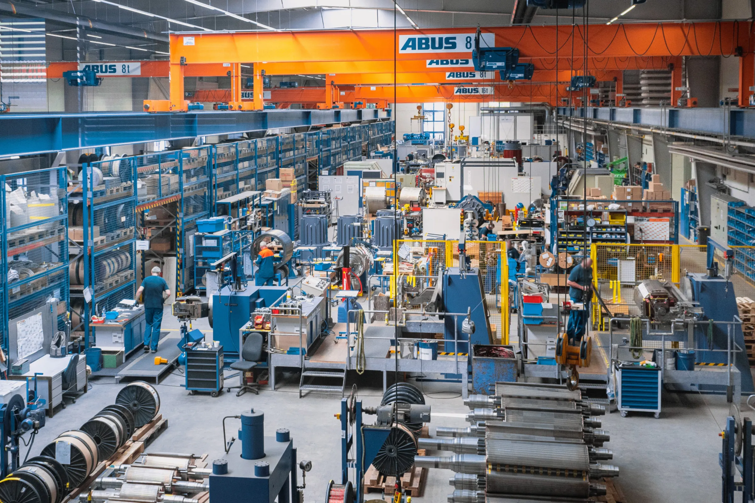 Piller's production Hall in Osterode, Germany