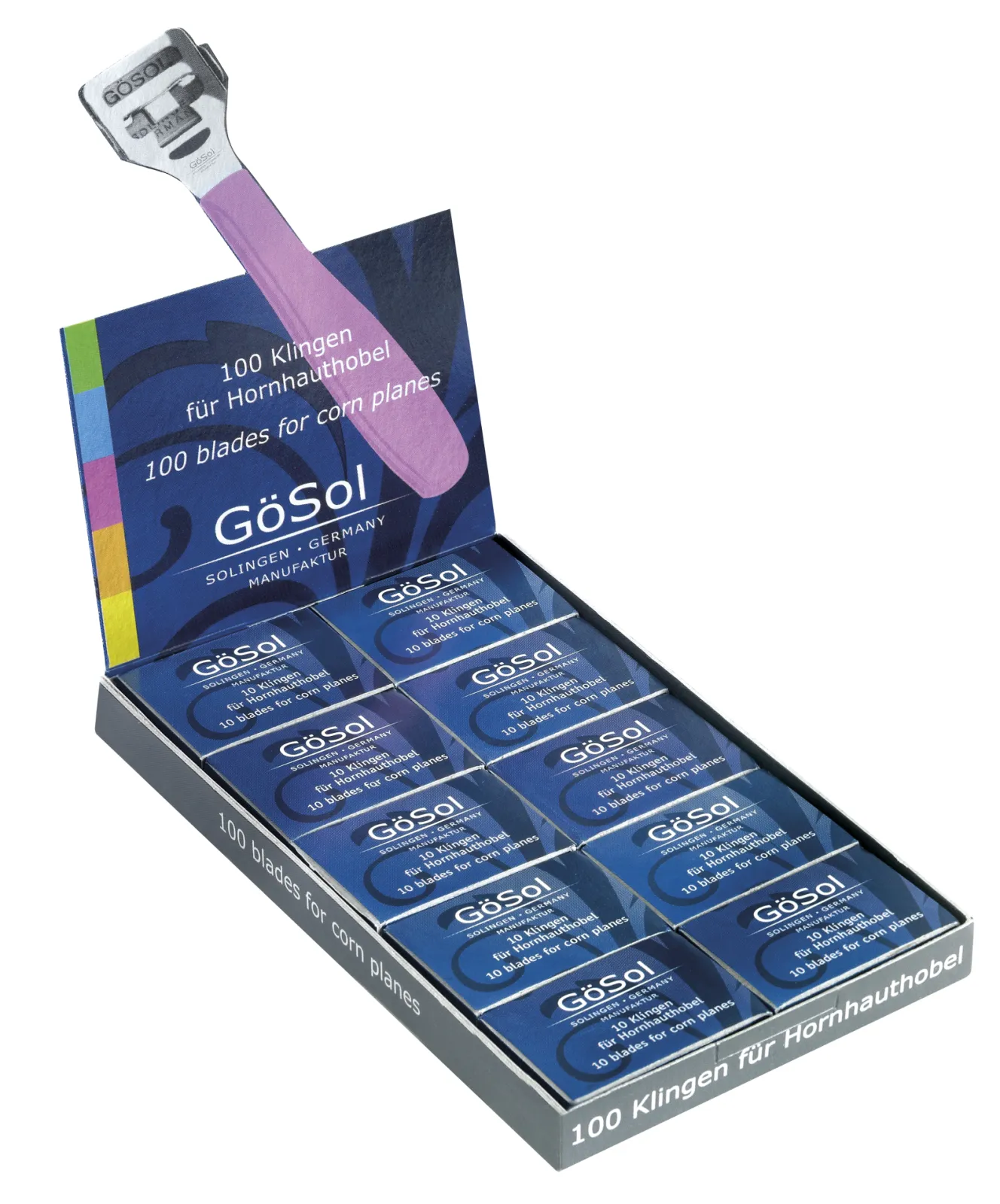 GöSol Corn Blade Display 10 x 10 Blades in Box