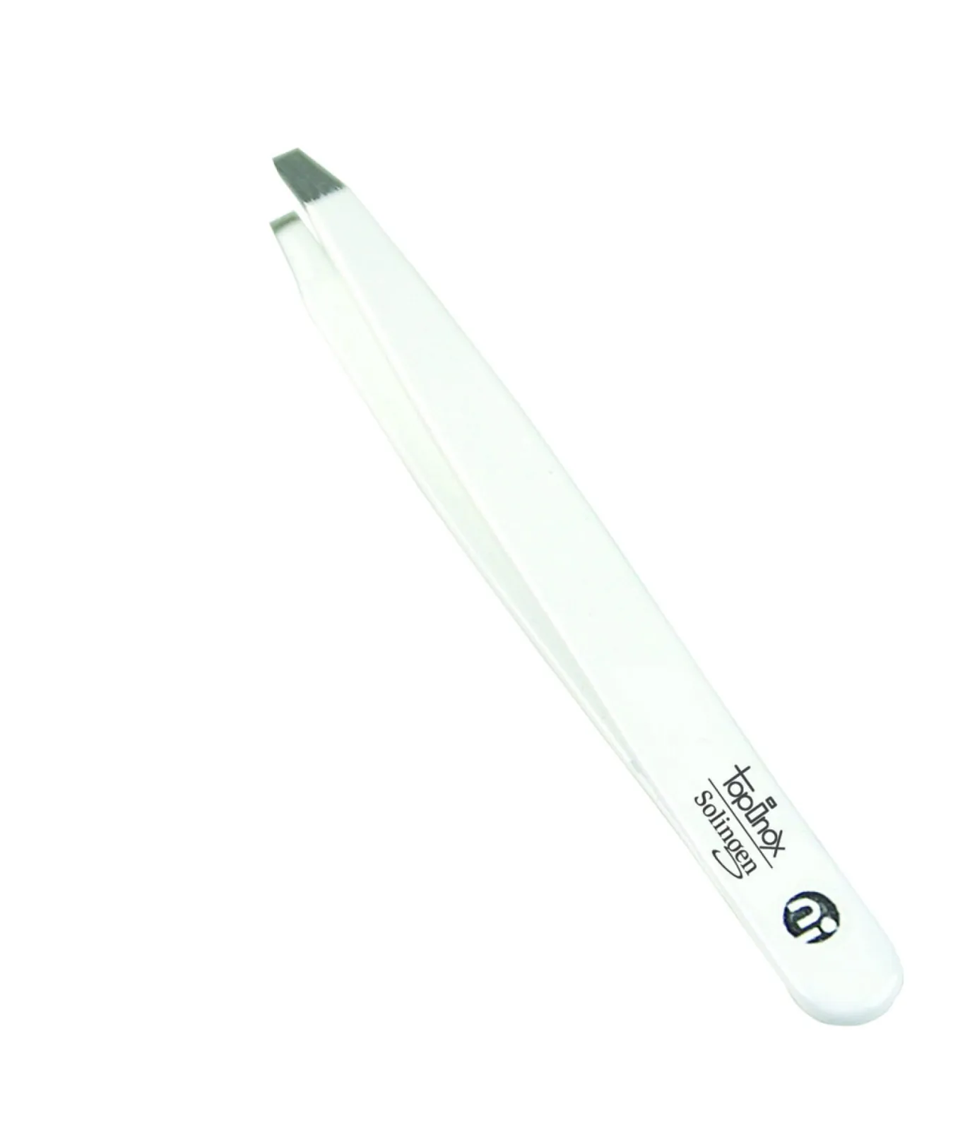 Tweezers Slanted White Topinox
