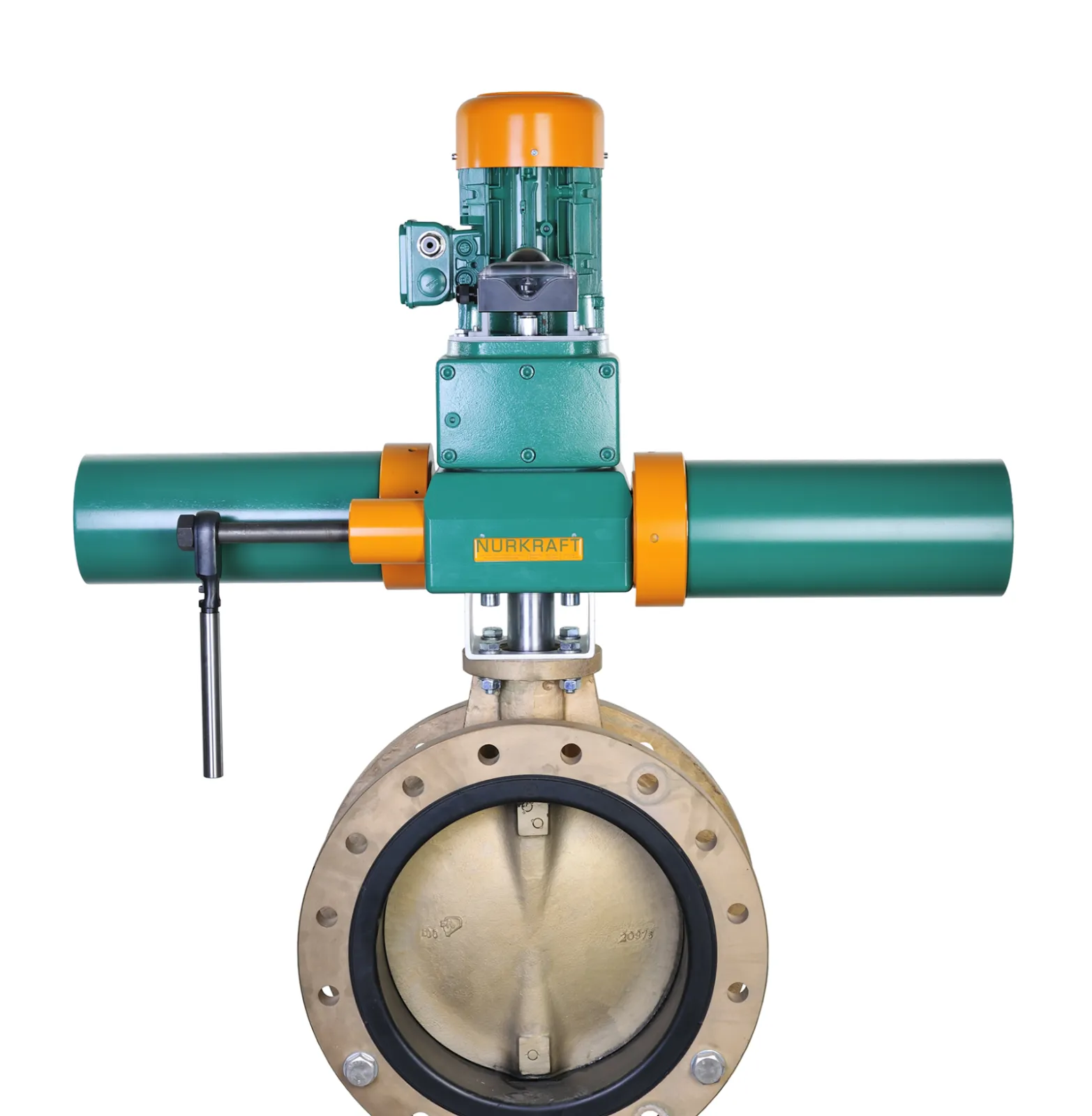 NKFM electric actuator failsafe with spring-return for ESD for max 40 000 Nm