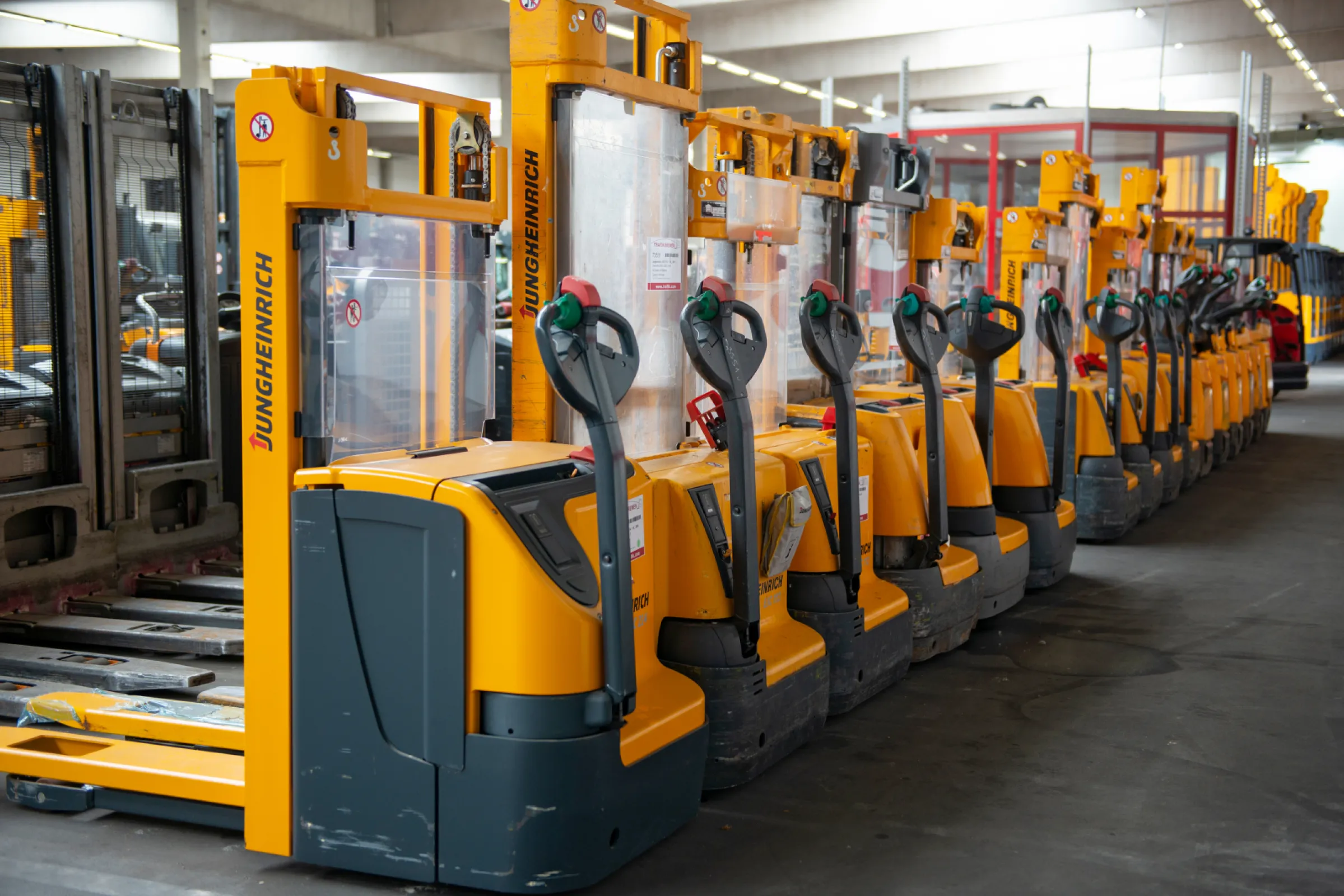 used stackers - we offer a wide range of used Jungheinrich pedestrian stackers