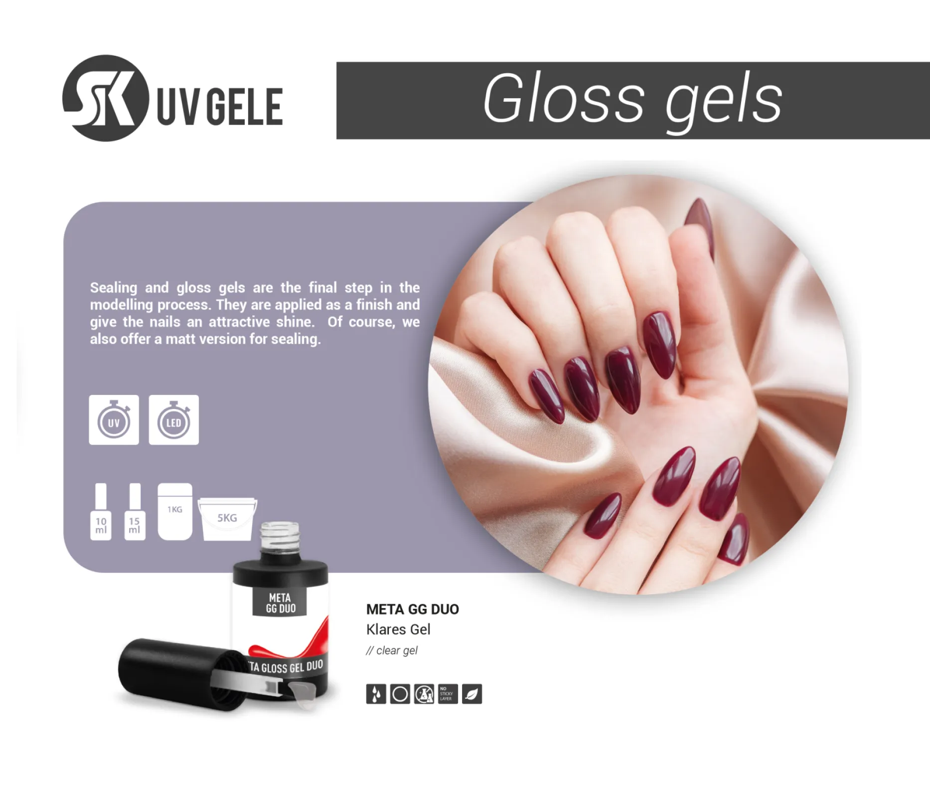 Gloss gels - META GG DUO