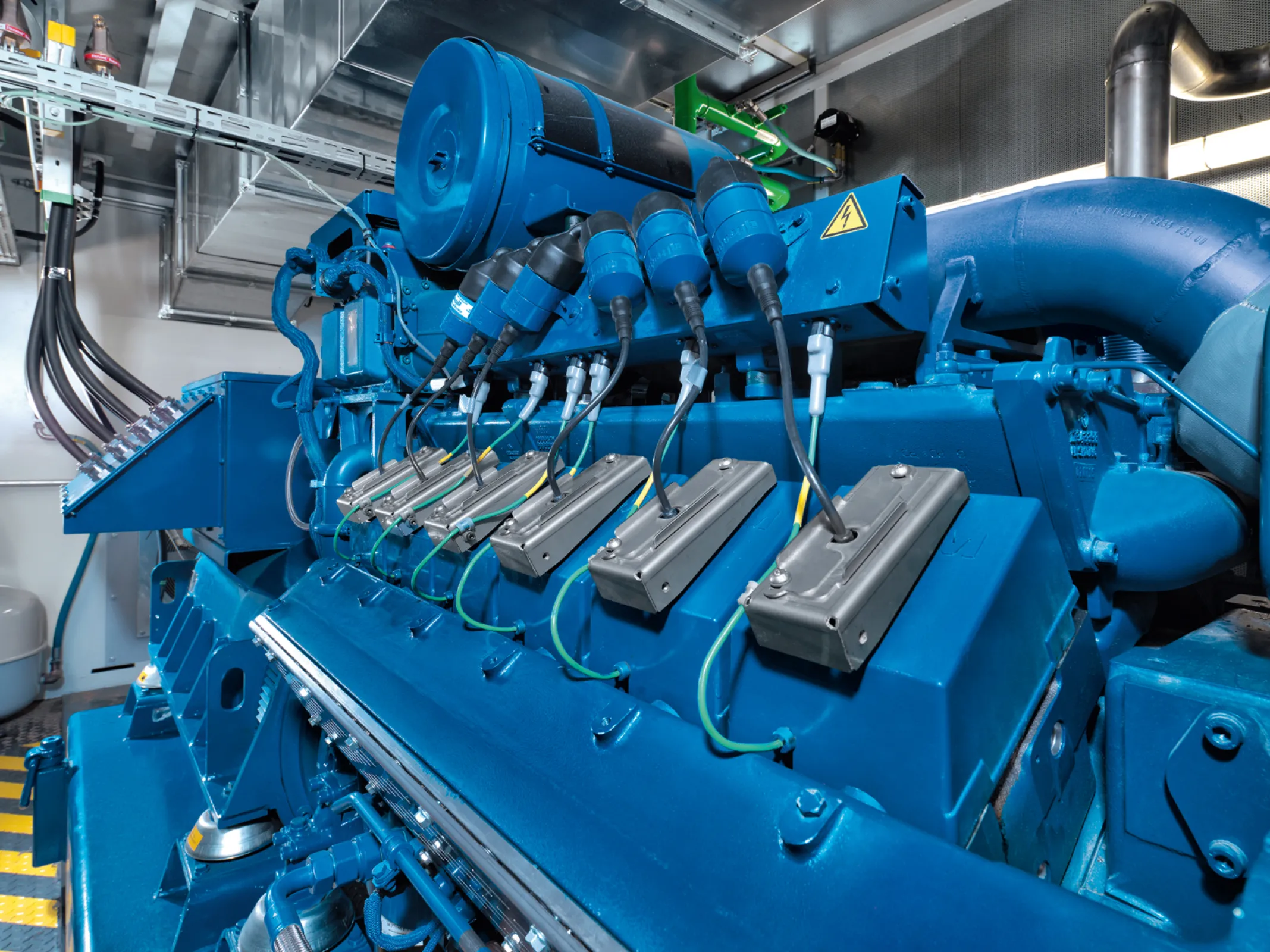 BHKW Biogas and CHP Plant MWM Gas Engines