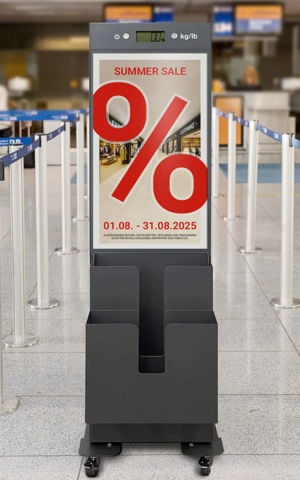 Baggage Sizer Business - Airline with E-Paper Display