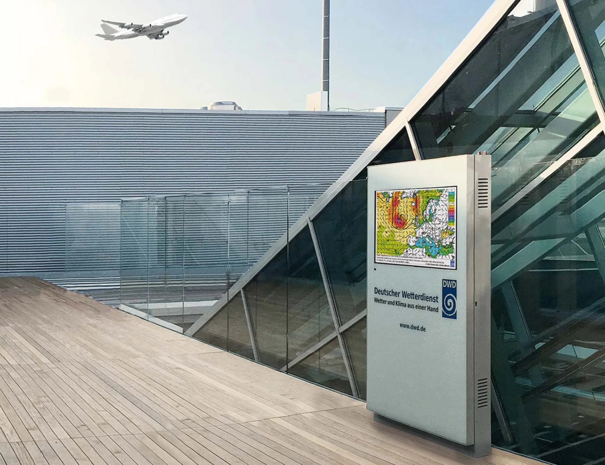 Digital Signage for Deutscher Wetterdienst