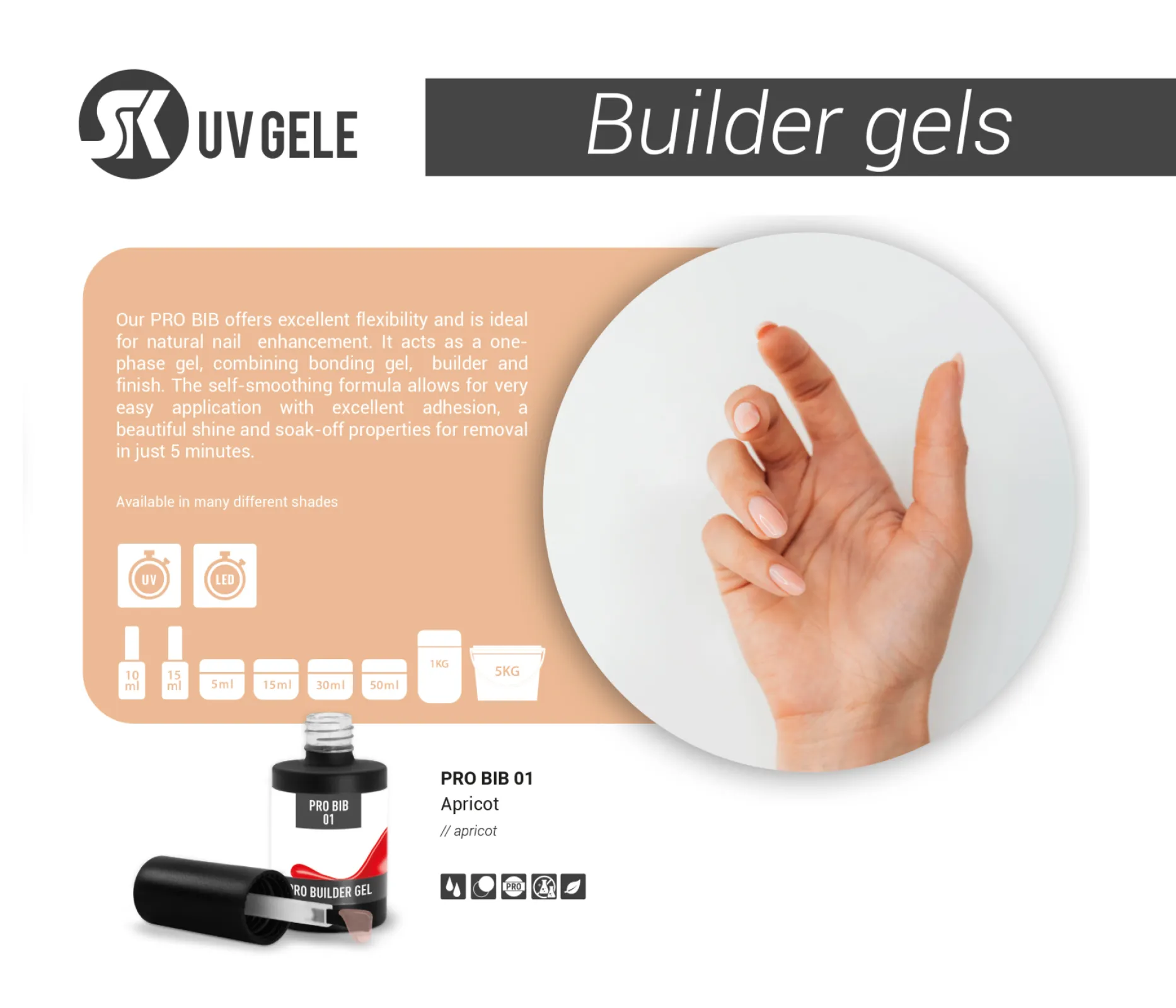 Builder gels - PRO BIB 01