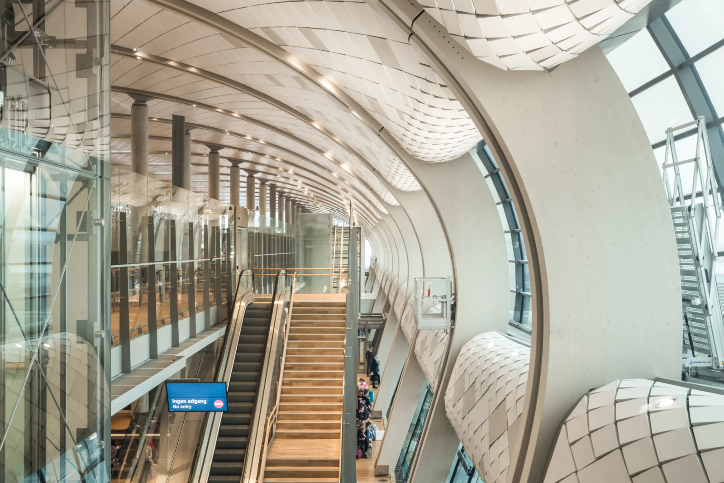 Oslo Airport Metal Ceilings