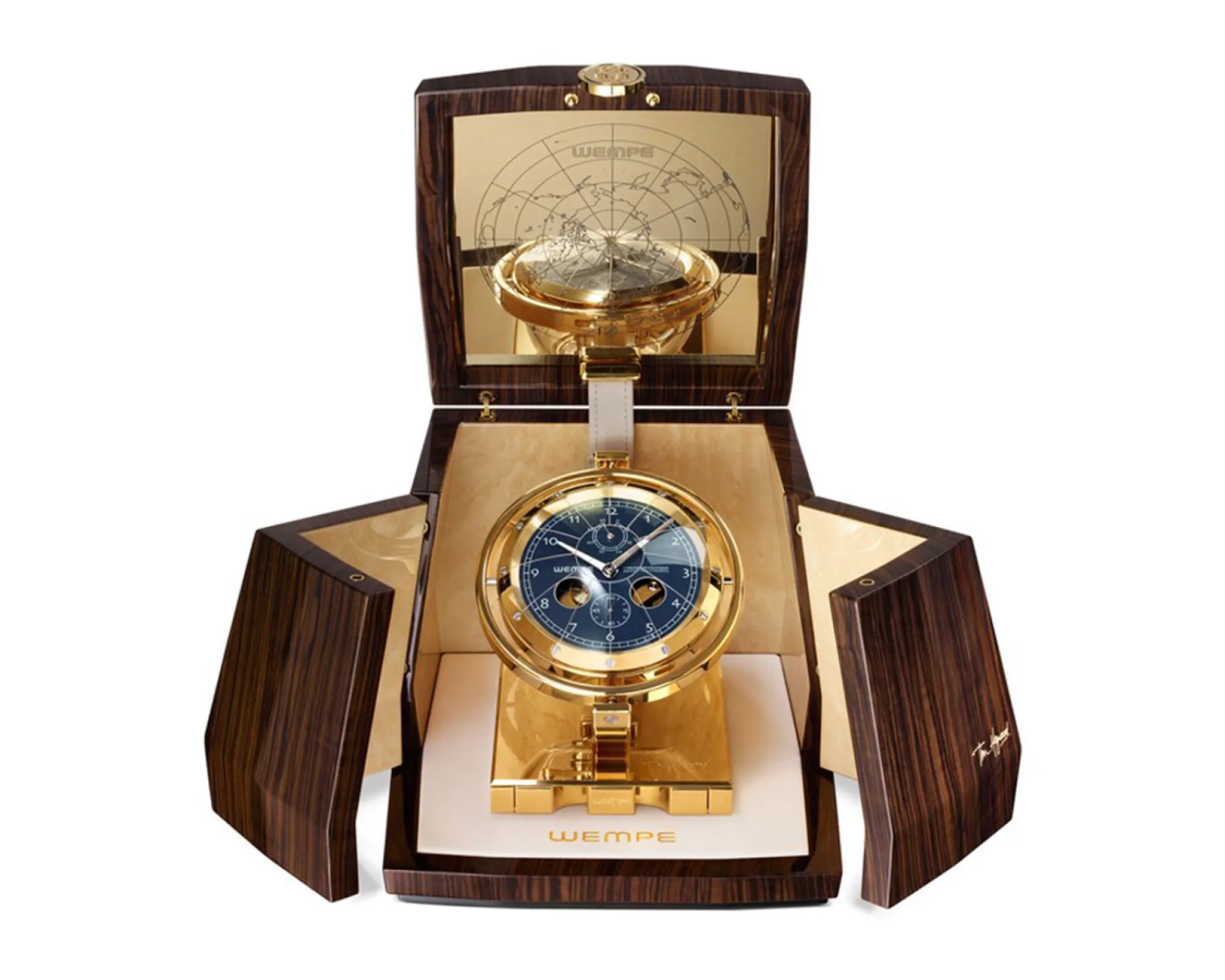 Mechanical Marine Chronometer CUBE - designed by Tim Heywood