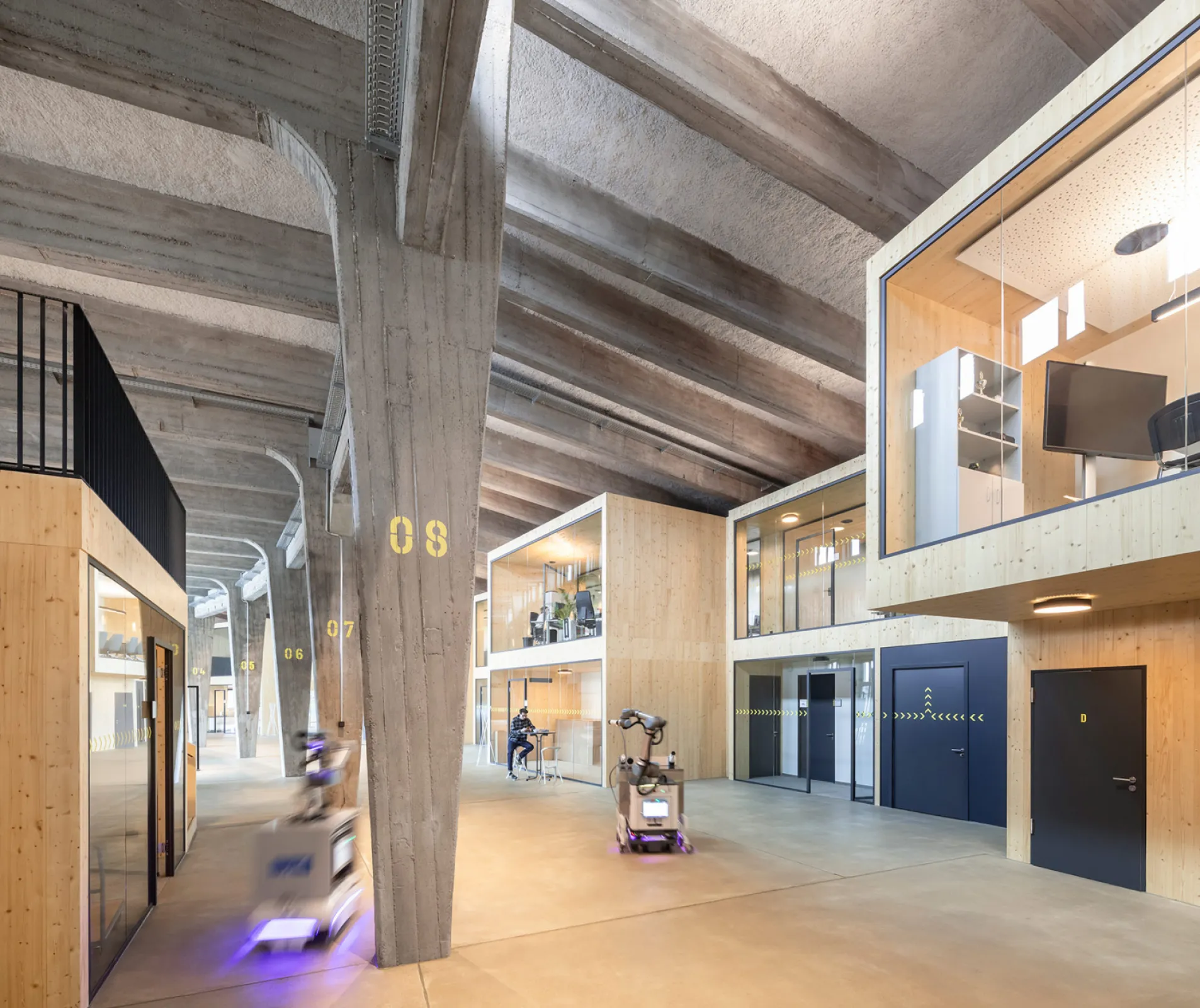 CIC - Coppenrath Innovation Centre, Osnabrueck   (Revitalization of a listed roundhouse [1913] and transformation to an AI Hub)     © HGEsch Photography