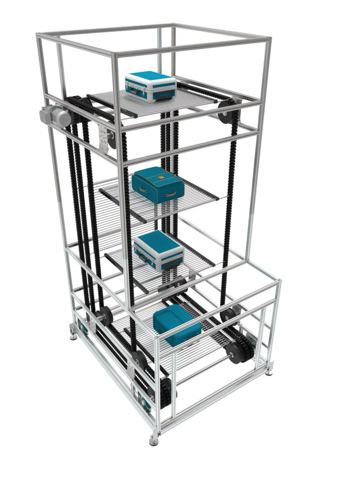 TRAMAK Continuous Vertical Conveyor - Space saving vertical transport for high capacity requirements