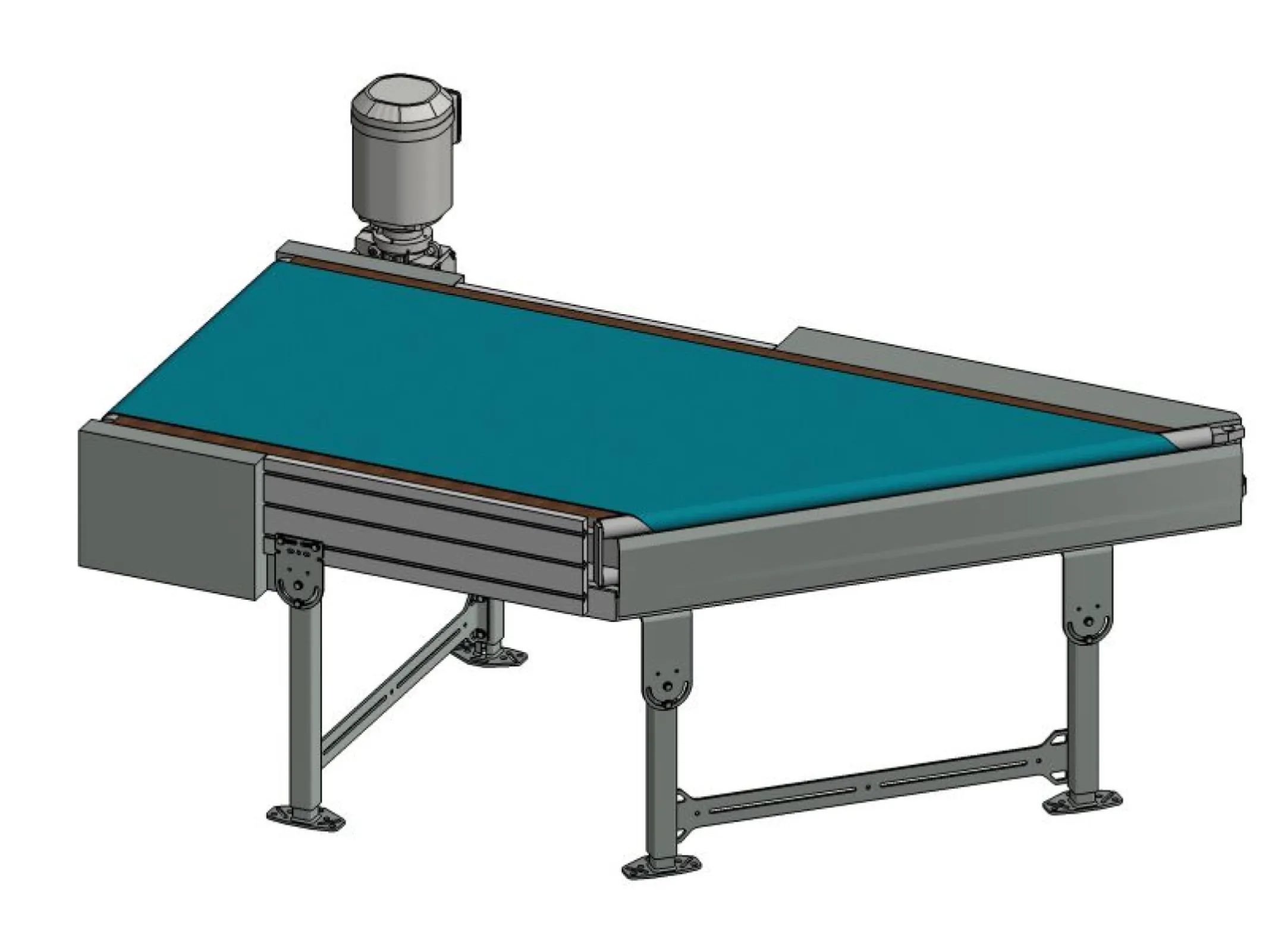 Transnorm TS 6200 Angled Belt Conveyor / Merge