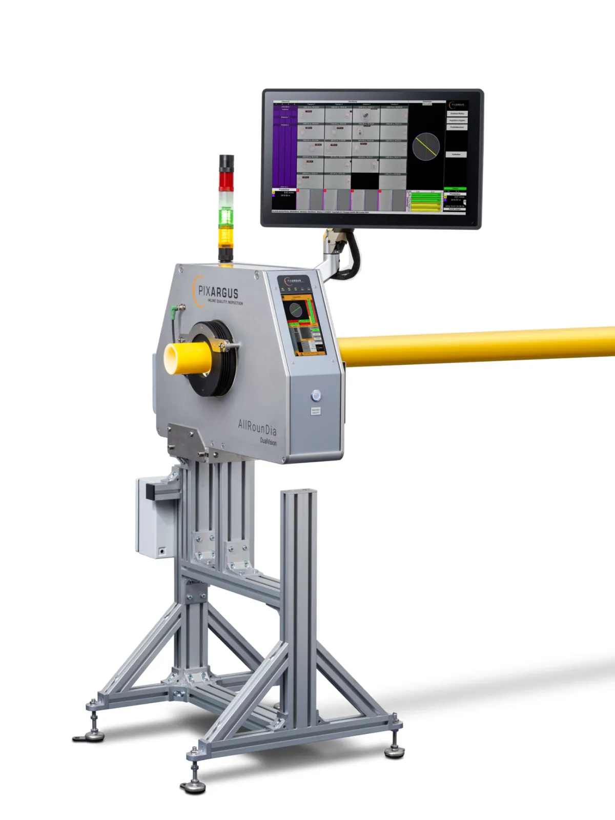Insert, Start, Go: AllRounDia DualVision – the multi-talent for the inspection of round long products