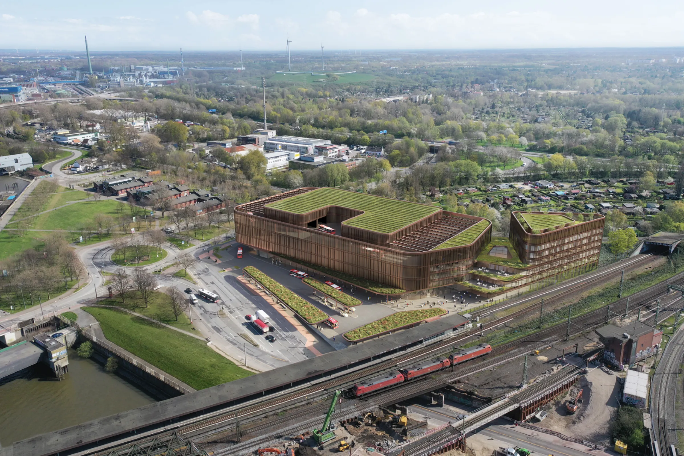 Mobilityhub Elbinseln, Hamburg, Germany