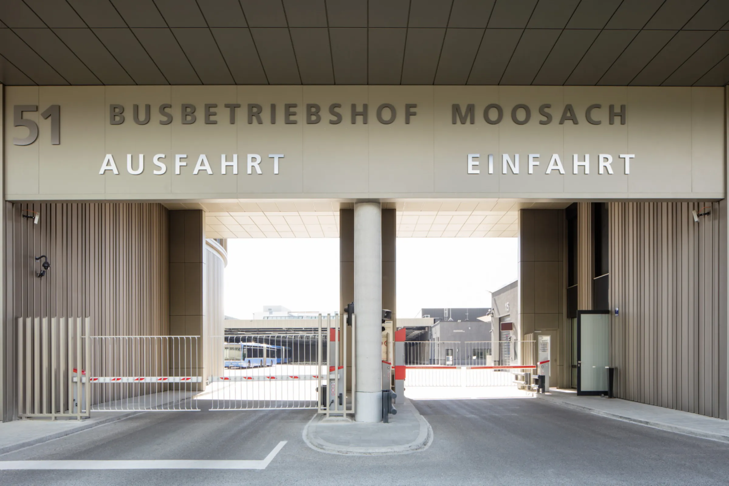 Entrance to the bus depot