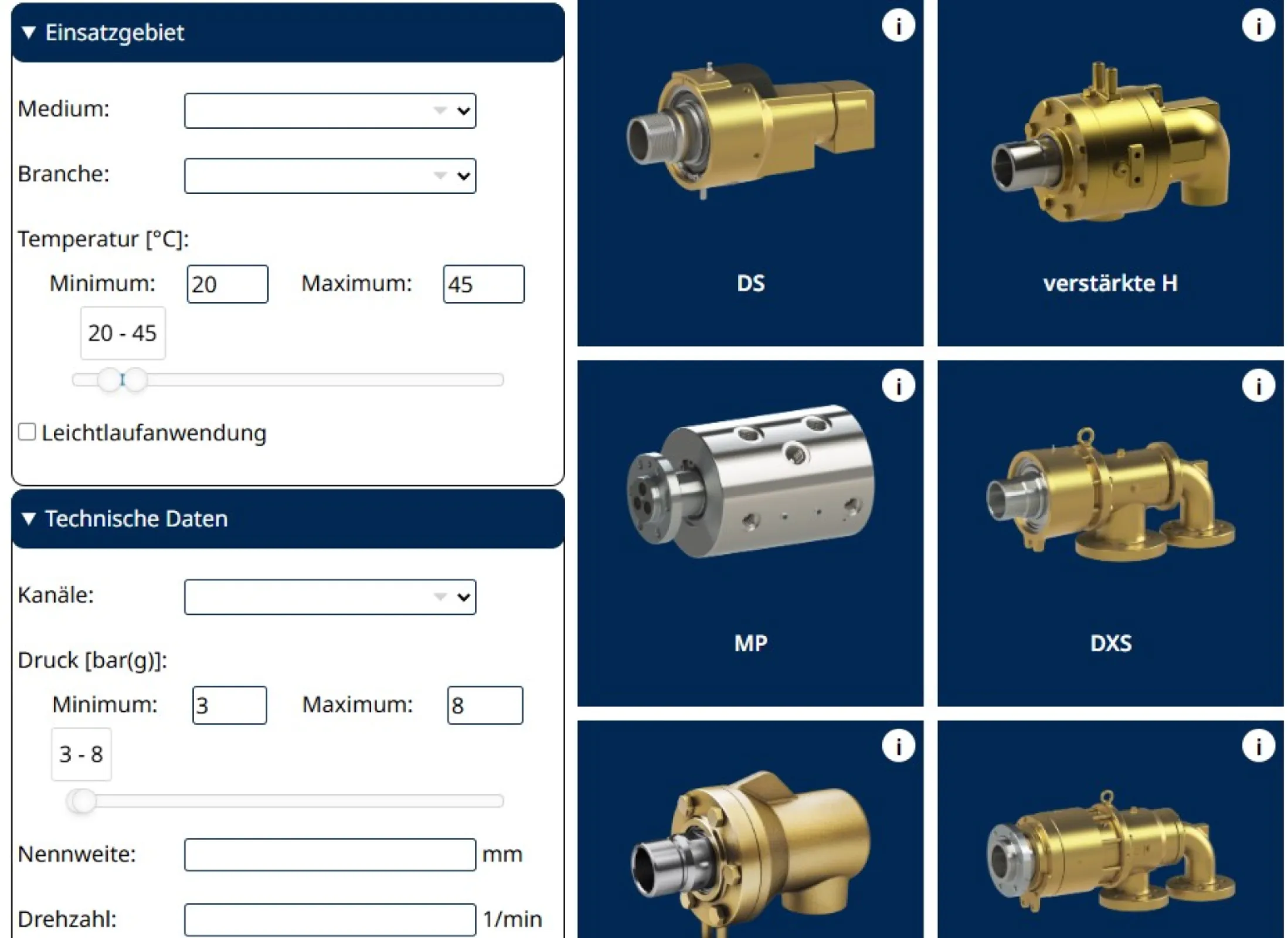 PRODUCT FINDER: fast, simple, precise  https://maier-heidenheim.com/en/product-finder/