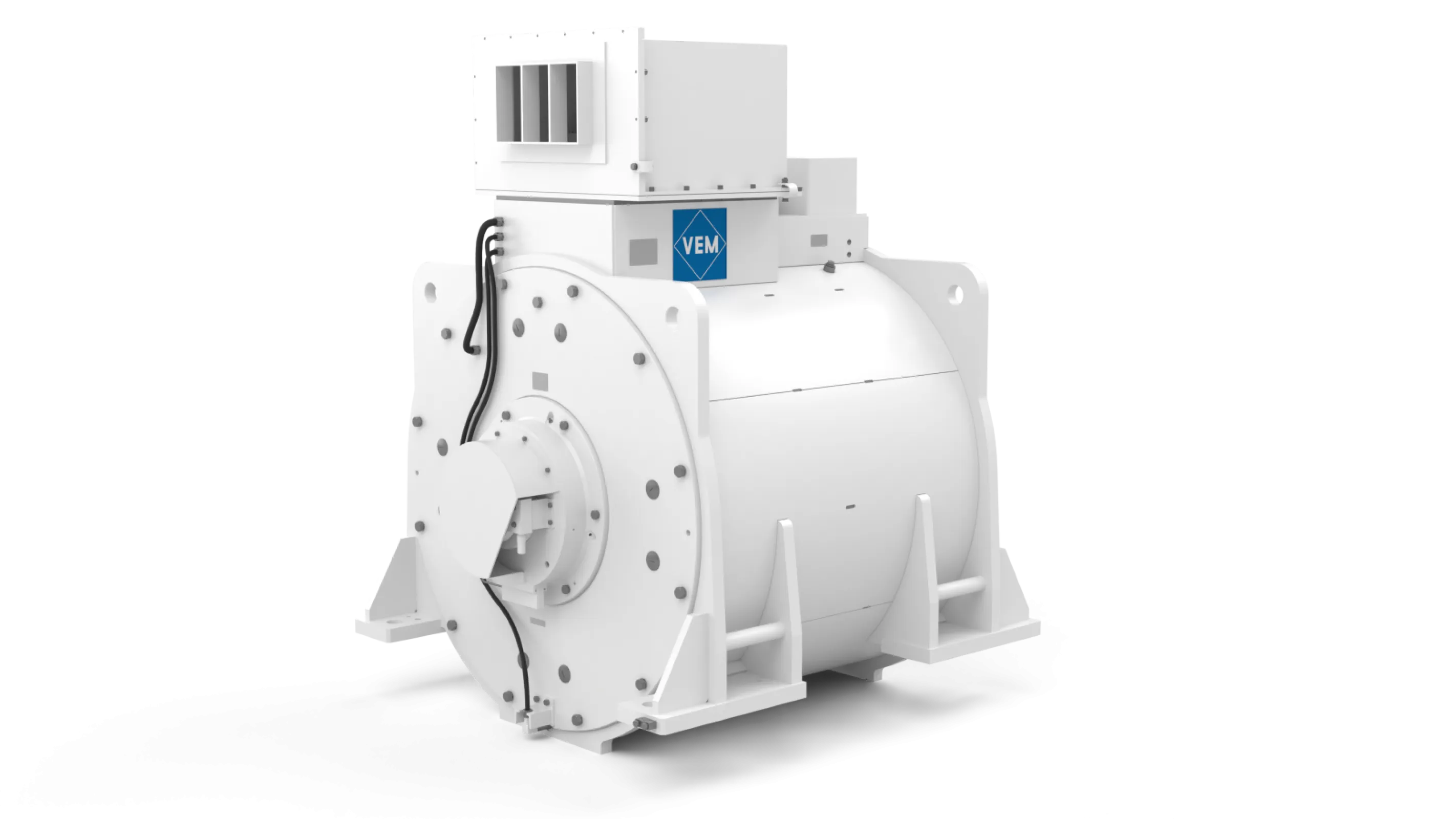 Main drives for water jets or on the gearbox