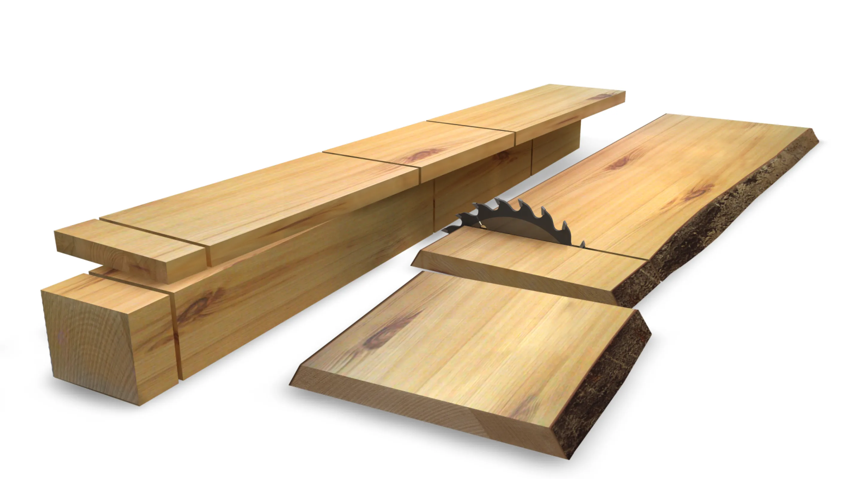 Cutting of extreme dimensions with and without wavy edges