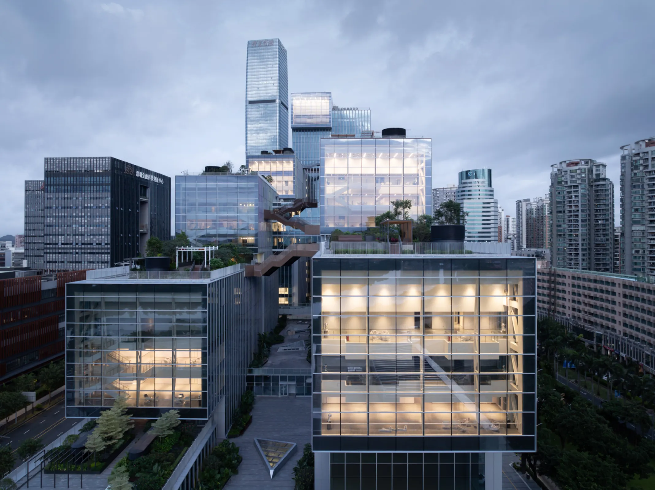 Hetao Innovation Center, Shenzhen, China © schneider+schumacher