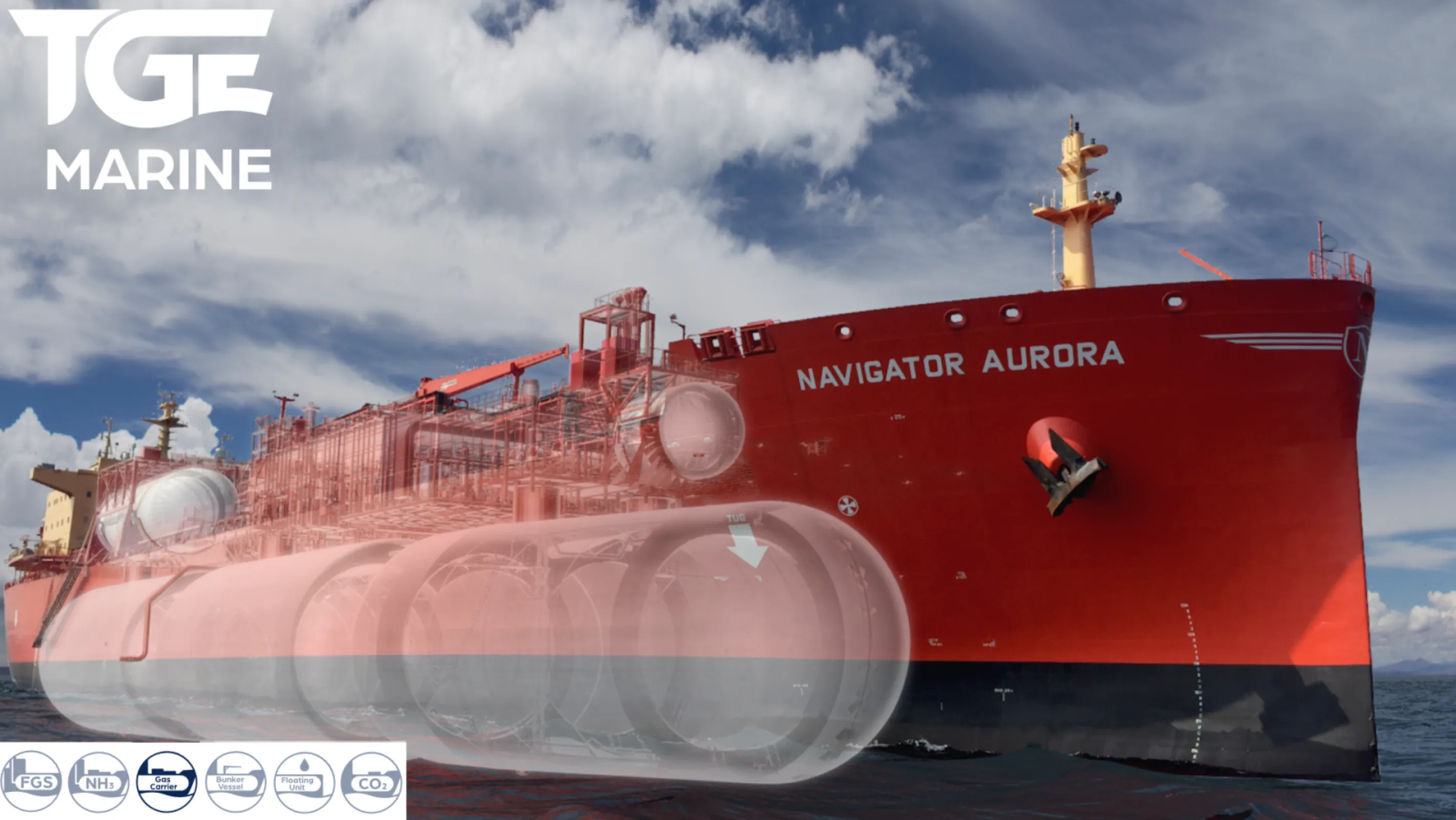 Tailormade cargo handling and storage systems for bunker vessels for LNG & alternative fuels