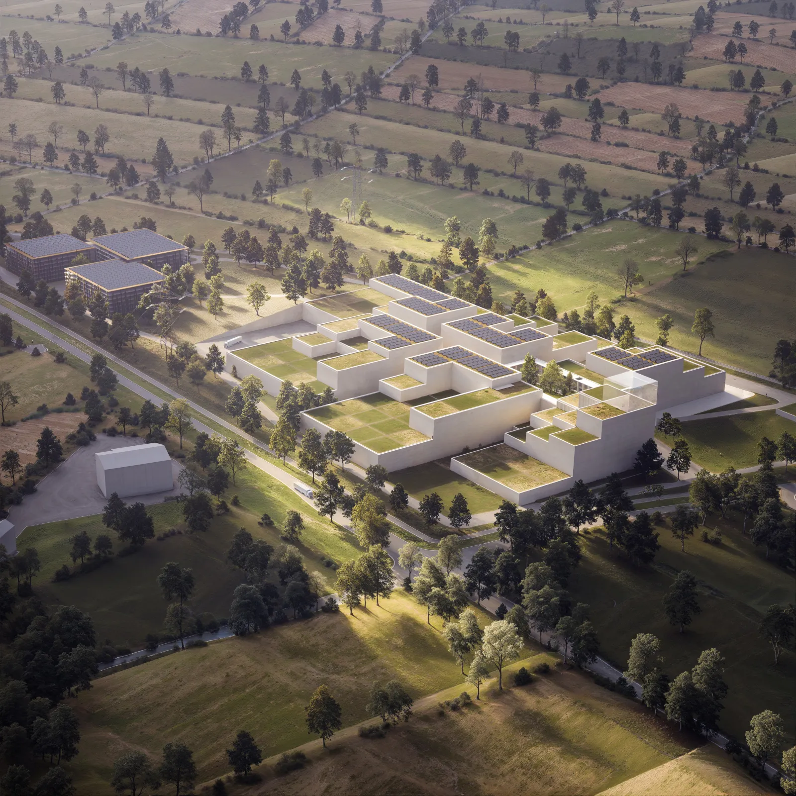 Carl Zeiss, Projekt „Annecy“ Ebnat, Germany |  Identity-Defining Architecture with a Future Sustainable construction, as well as a cost-effective, functional, and flexible design, were the key requirements for the new Carl Zeiss AG campus. Baumschlager Eberle Architekten won the competition with a concept that impressed in terms of design, economy, ecology, and future viability.