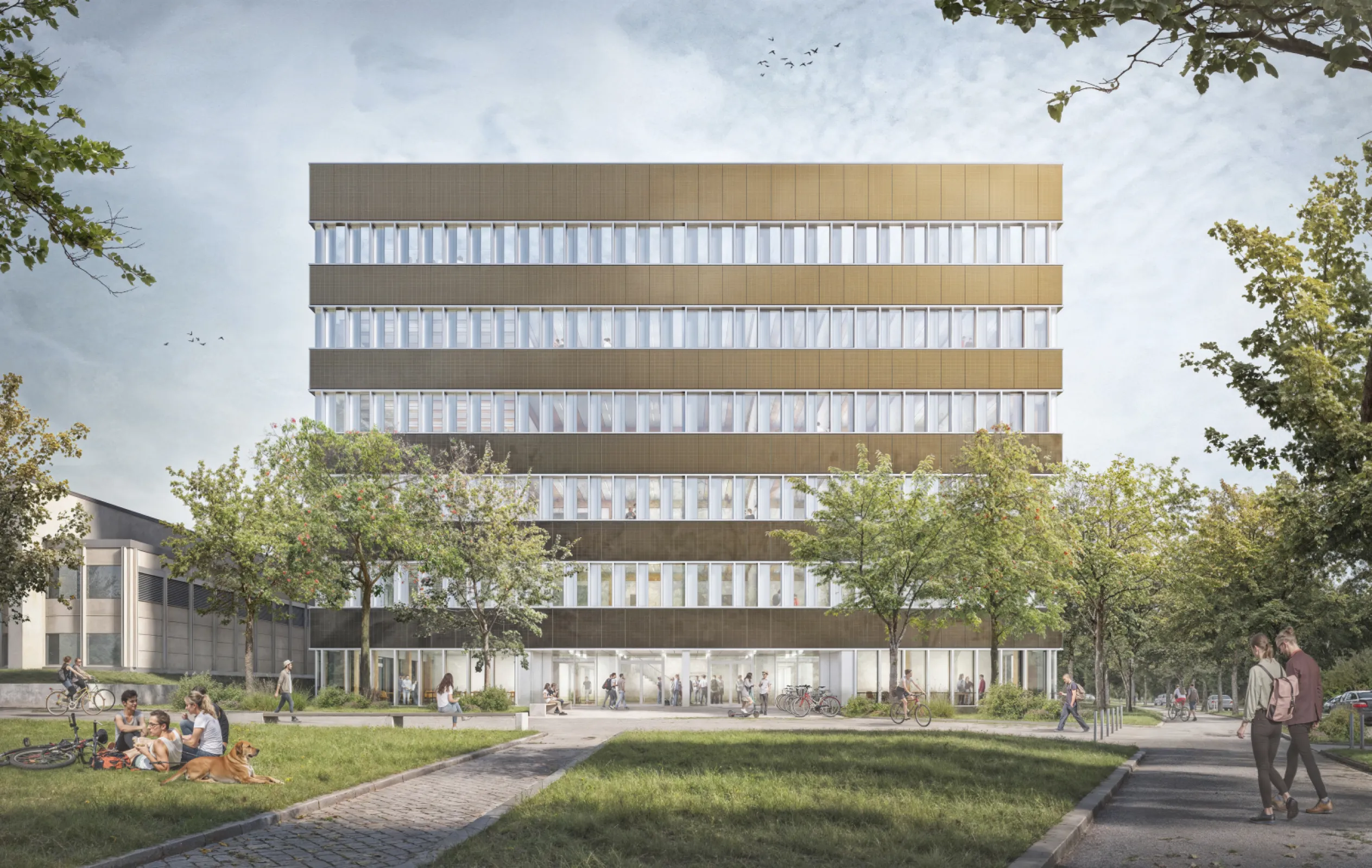 Administration Building on the Reuteallee Campus, Ludwigsburg