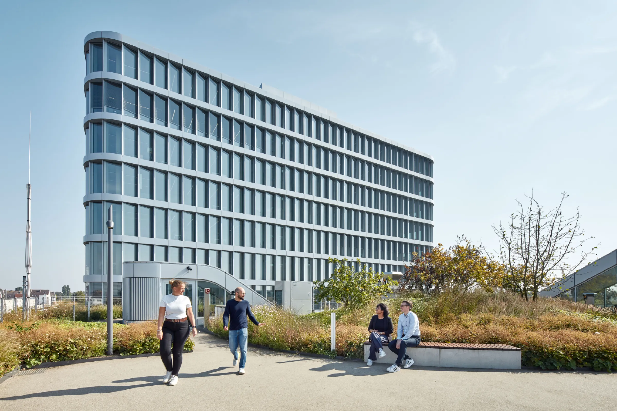 WPP Headquarters on the Mizal Campus in Duesseldorf, Germany – roof garden