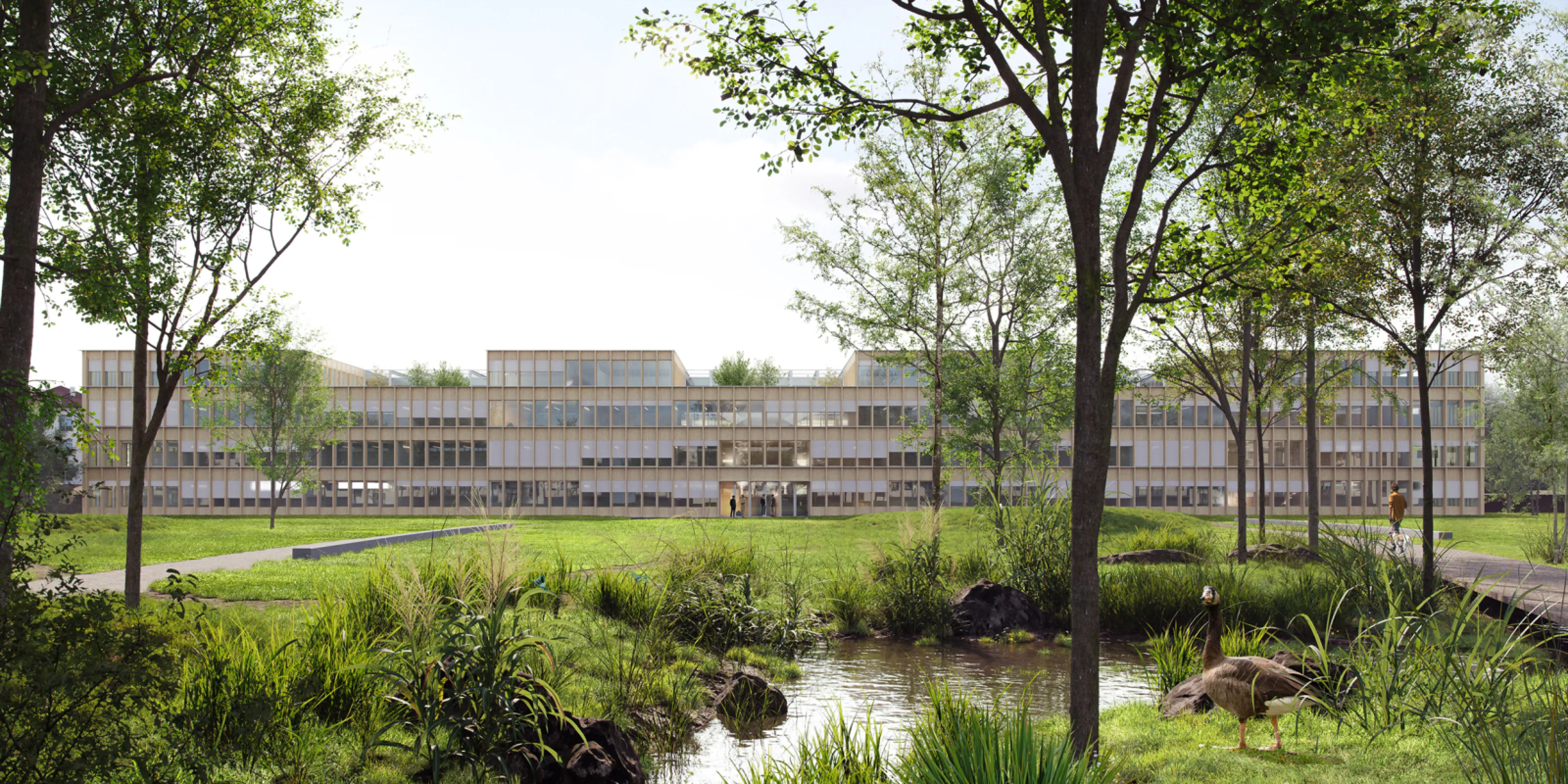 Cantonal school, Schweiz/ © Gerber Architekten