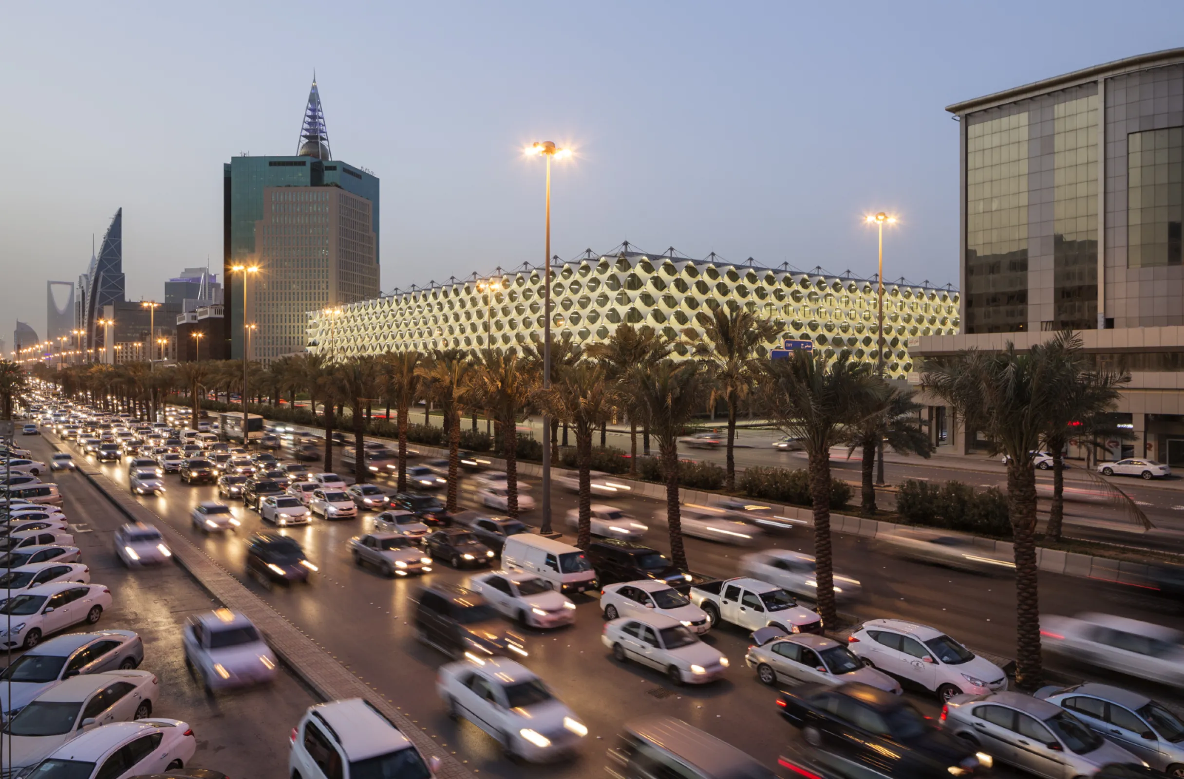 King Fahad National Library, Riyadh, Saudi Arabia / ©HGEsch